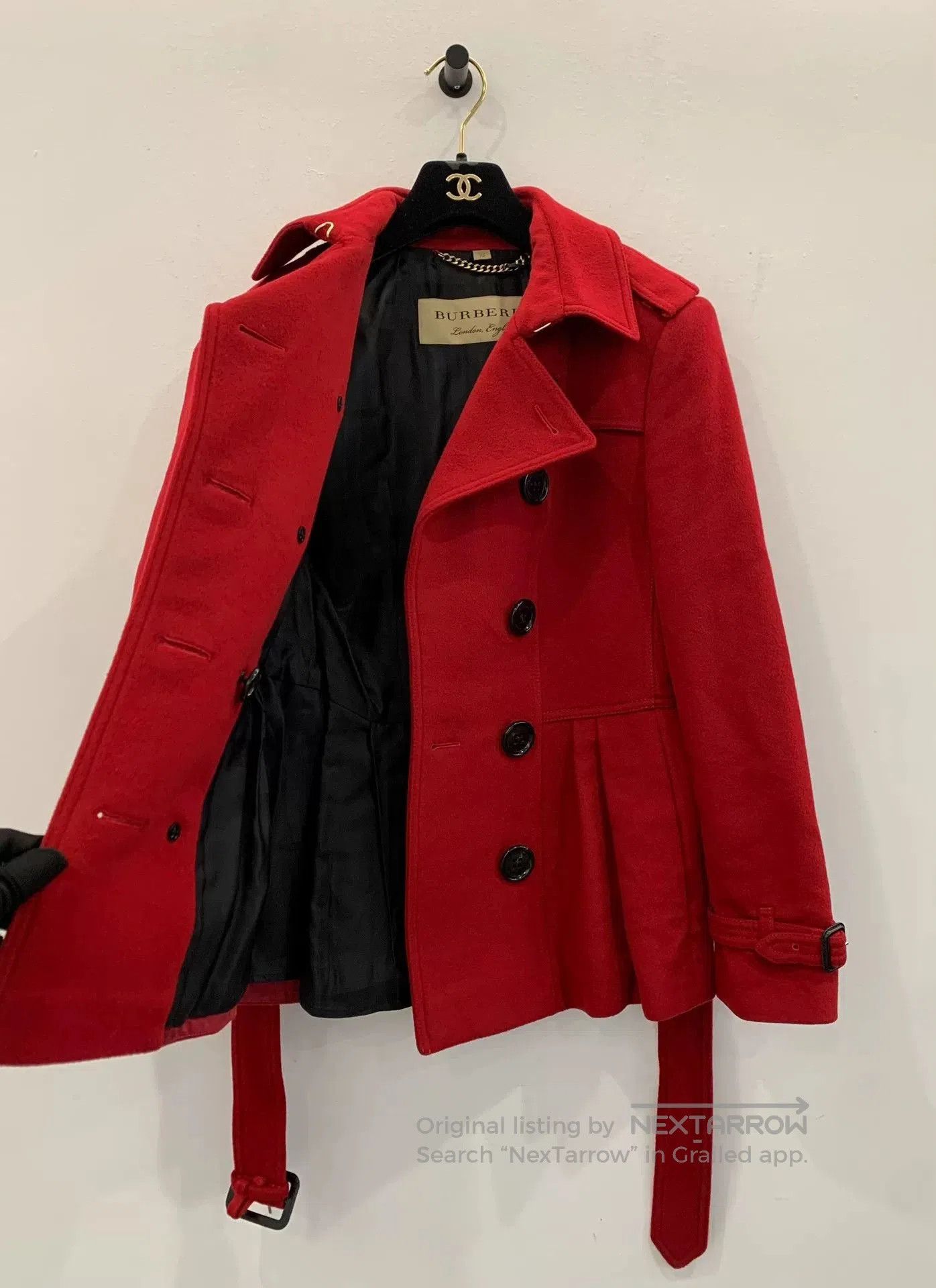 Burberry Burberry Red Women's Double. Size XS / US 0-2 / IT 36-38 - 3 Thumbnail