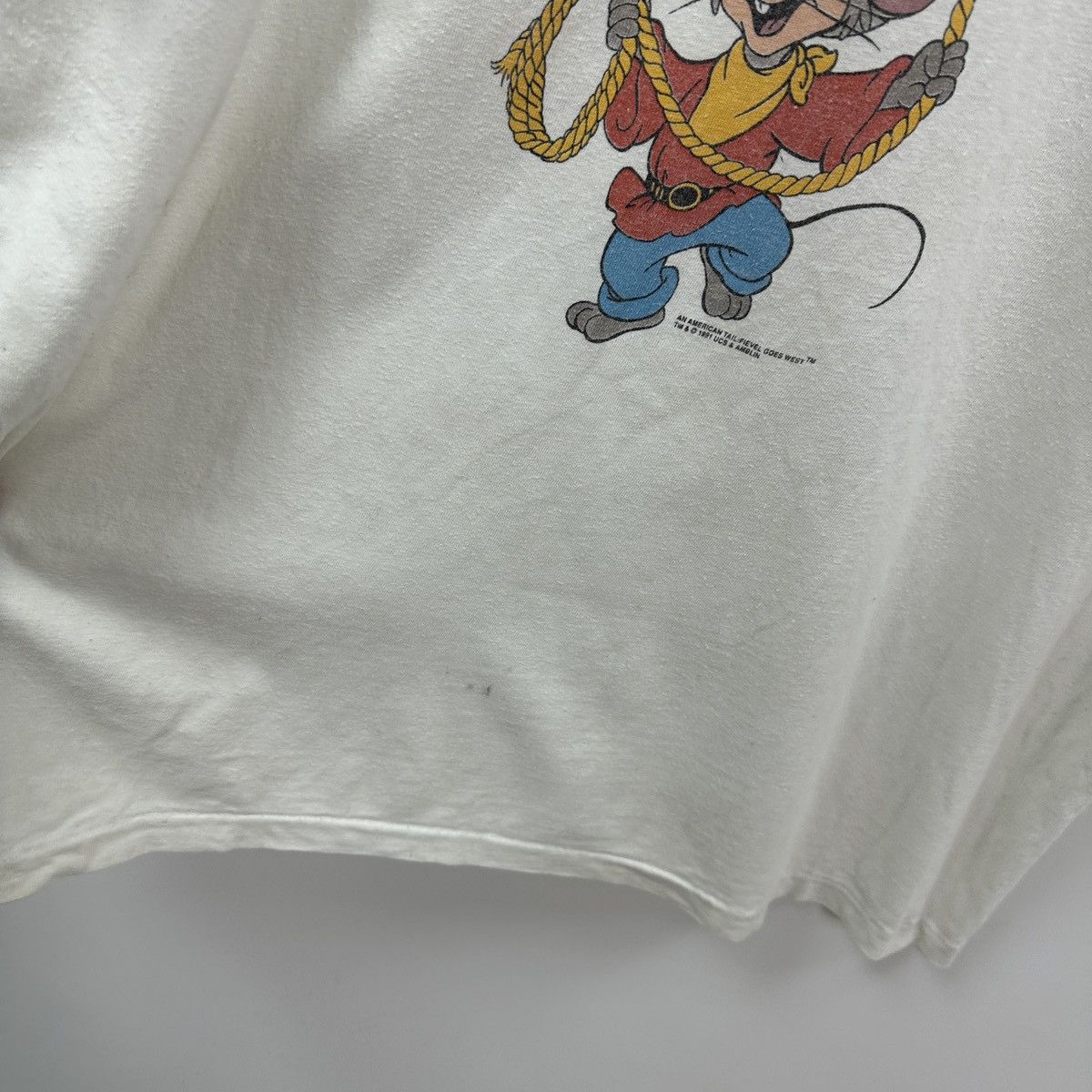Vintage Vintage 90s Universal Studios Hollywood American Tail rare Size US L / EU 52-54 / 3 - 7 Thumbnail