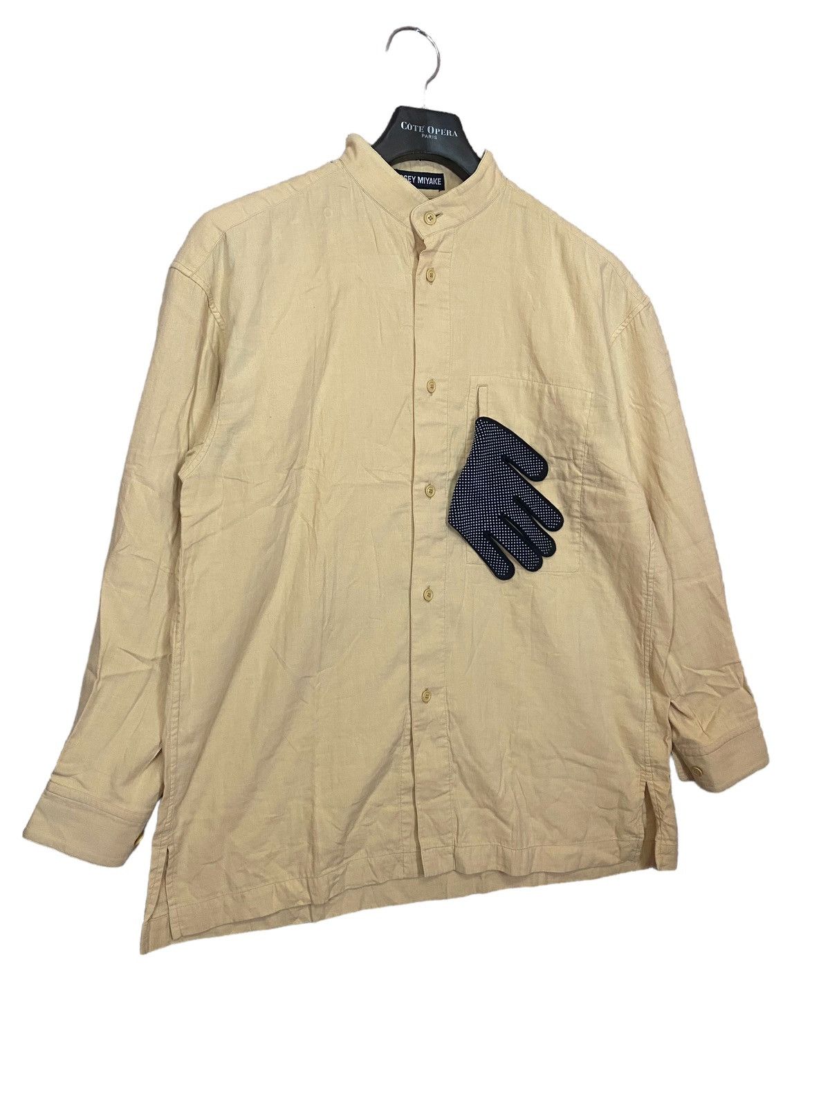Designer × Issey Miyake × Japanese Brand ‼️VINTAGE ISSEY MIYAKE 1999 MEN SHIRT SINGLE POCKET VERYRaRe‼️ Size US M / EU 48-50 / 2 - 4 Thumbnail