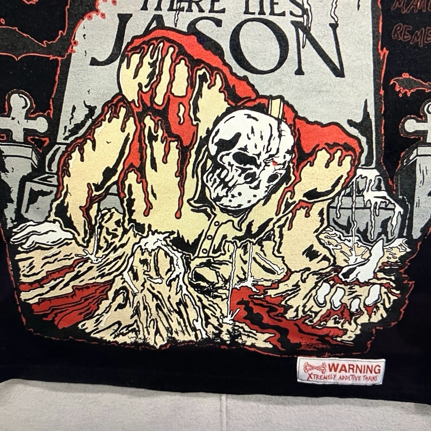 Vintage VINTAGE Friday the 13th T-Shirt Unisex Adults Small Long Sleeve Graphic Jason Horror Movie Retro 80s Size US S / EU 44-46 / 1 - 6 Thumbnail