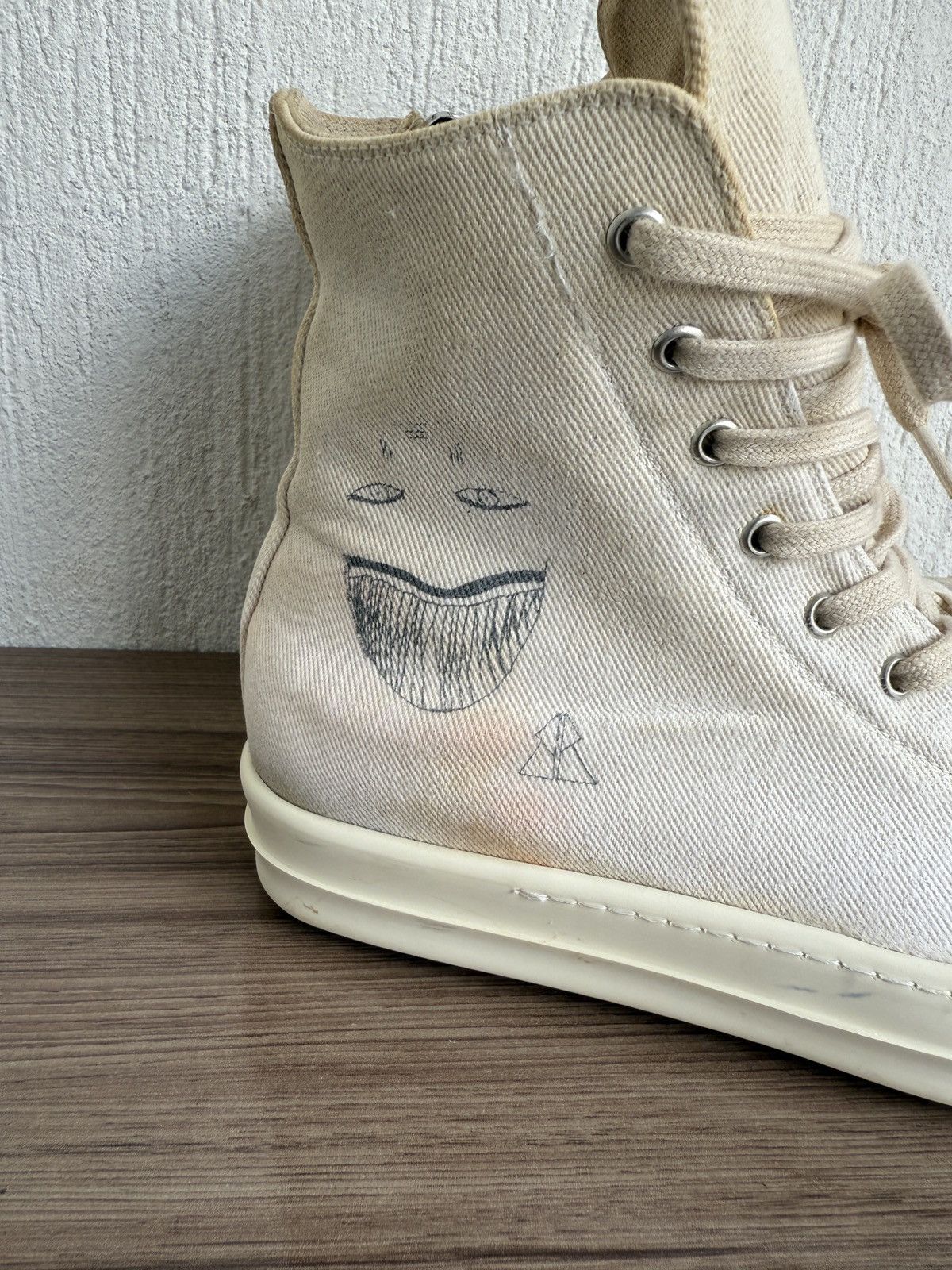 Rick Owens Drkshdw Aw21 toothface sketch drkshdw Ramones Size US 9.5 / EU 42-43 - 13 Thumbnail