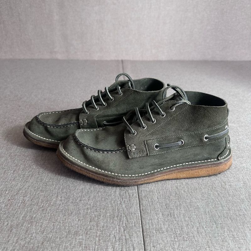 Gucci Gucci Suede High Top Desert Boots 0079 Size US 8.5 / EU 41-42 - 1 Thumbnail