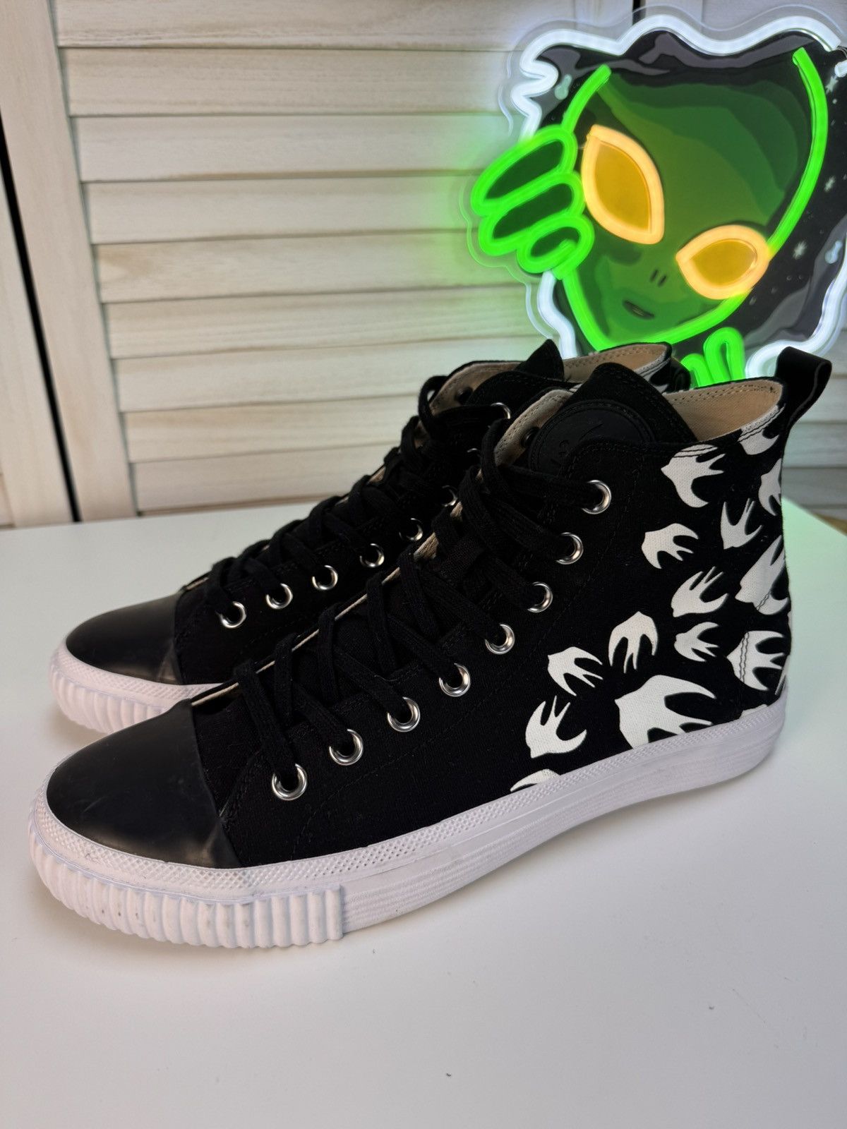 Alexander McQueen McQ Alexander McQueen Swallow Vulc High Sneakers | EU 42 Size US 8 / EU 41 - 6 Thumbnail