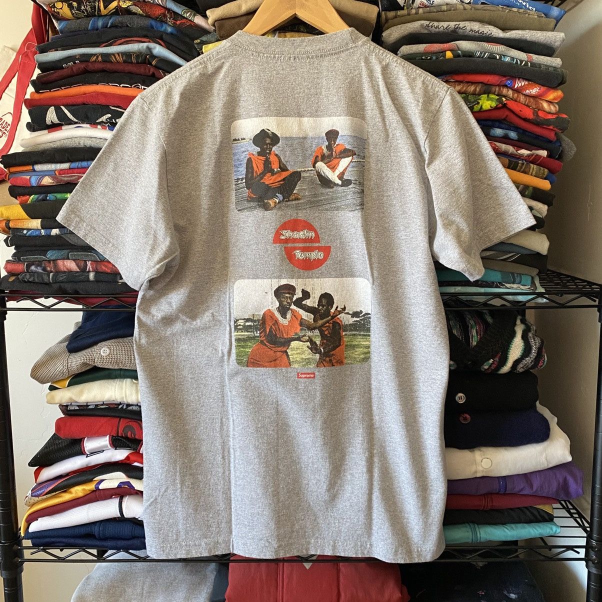 Supreme Supreme Barrington Levy Jah Life Shaolin Temple T-Shirt Grey Size US M / EU 48-50 / 2 - 3 Thumbnail