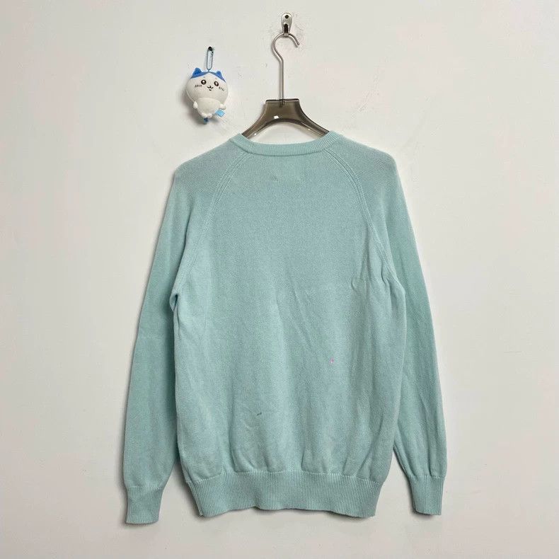 Givenchy Givenchy New Mint Green Large Logo Sweater 2505-Nextarrow Size US XS / EU 42 / 0 - 3 Thumbnail