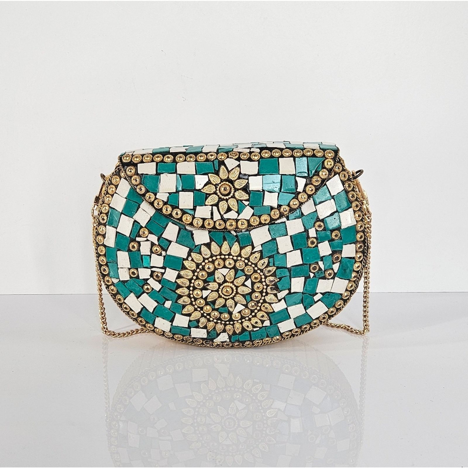 Other RAMLA “Beverly Hills” Mosaic Handbag NEW Rare Size ONE SIZE - 2 Thumbnail