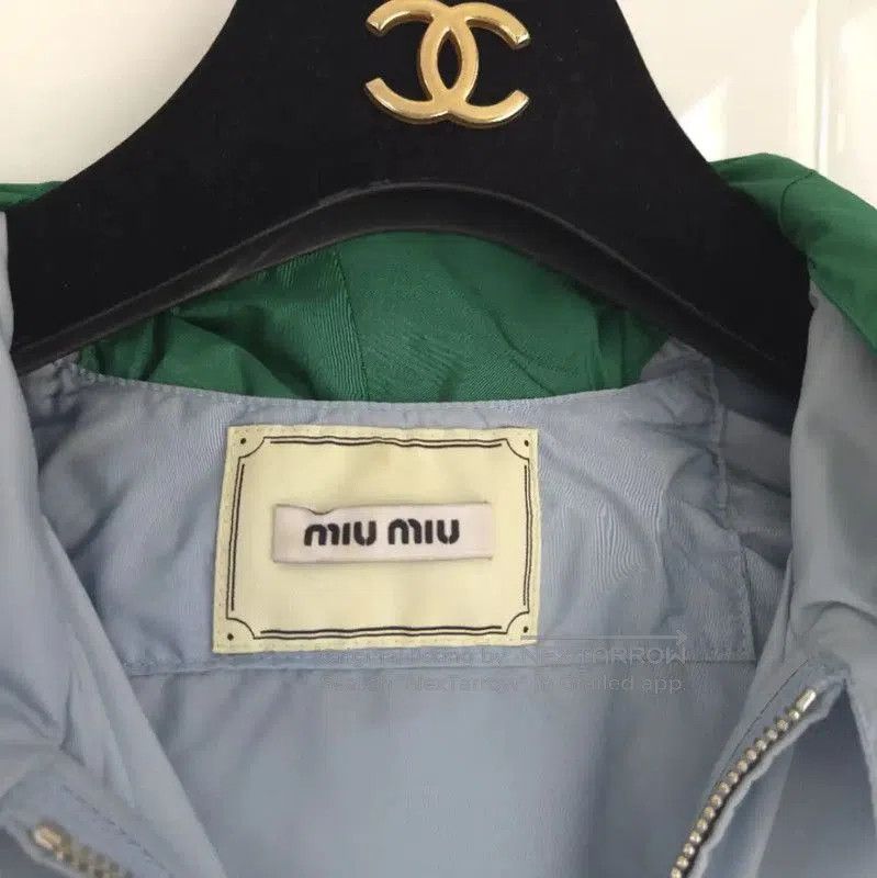 Miu Miu Miu Miu Light Blue Spring Jacket . Size XXS / US 00 / IT 34 - 4 Thumbnail
