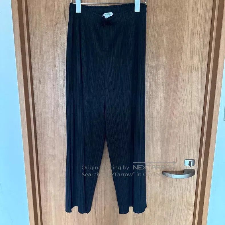Issey Miyake Issey Miyake Wide-leg Straight Pants Size 26" / US 2 / IT 38 - 1 Thumbnail