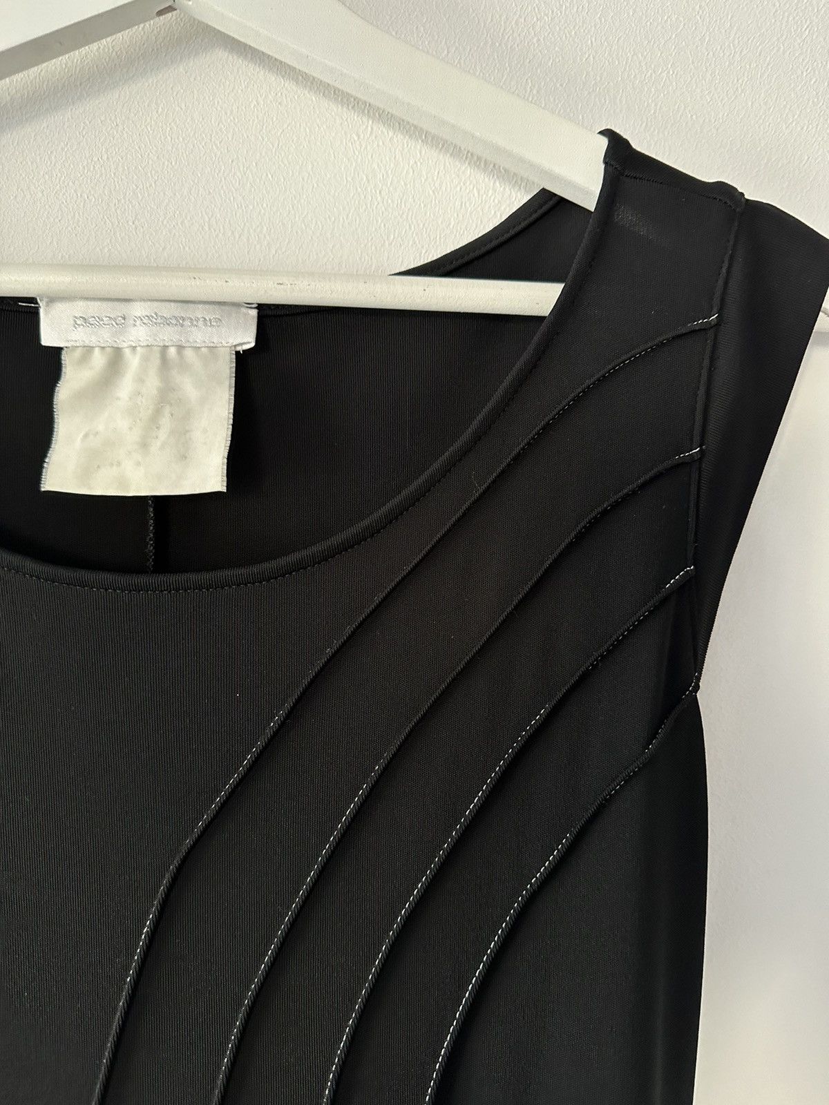 Paco Rabanne Paco Rabanne Late 90s Black Floor Length Dress Size M / US 6-8 / IT 42-44 - 7 Thumbnail
