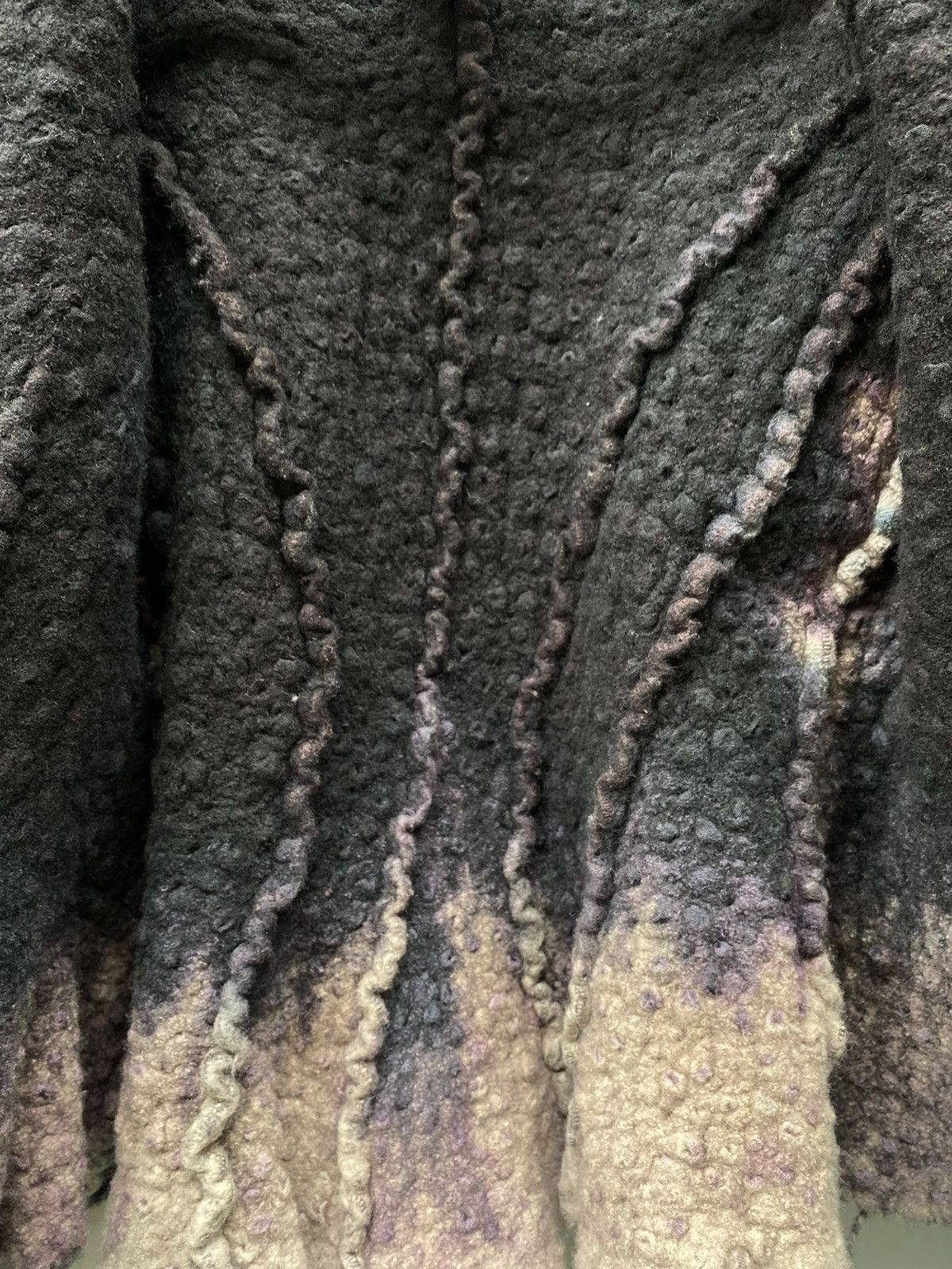Japanese Brand A/W 1998 - Yoshiki Hishinuma- Gradient Dyed Wool Jacket Size S / US 4 / IT 40 - 23 Thumbnail