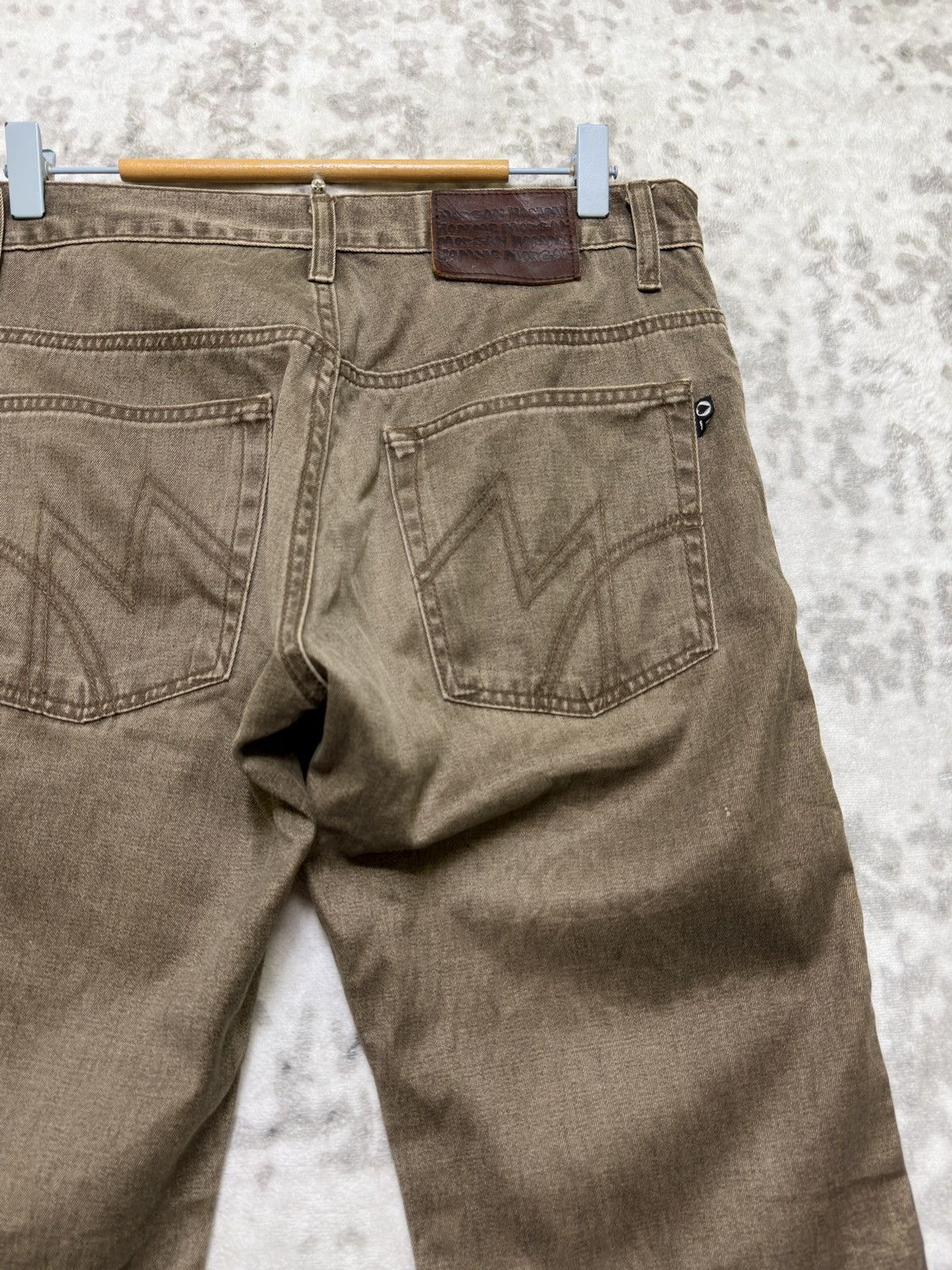 Morgan Homme Vintage Morgan Homme Brown Flared Pants Bootcut Archive Size US 31 - 10 Thumbnail