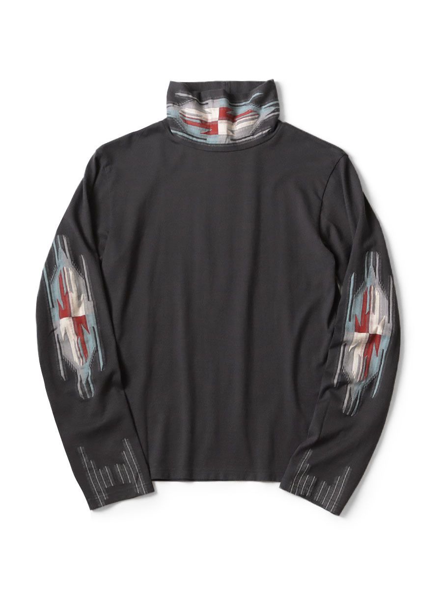 kapital Ortega High-Neck Long-Sleeved T-Shirt Neck Ortega