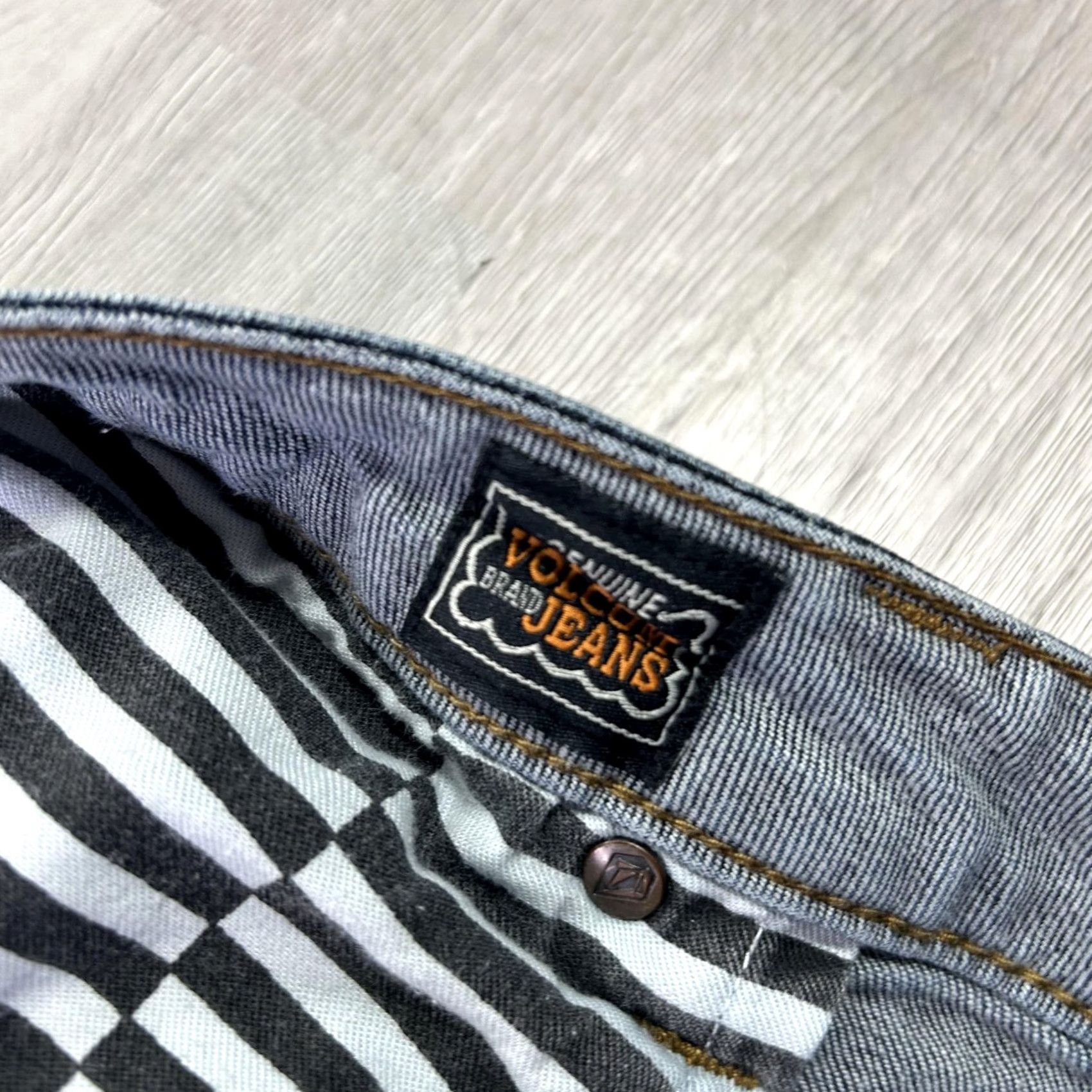 Volcom Volcom Jeans Kinkade Classic Straight Leg Mens 38x32 Blue Denim Stretch Medium Wash Pants Straight Leg Jeans Mens 38in 32in Size US 38 / EU 54 - 5 Thumbnail