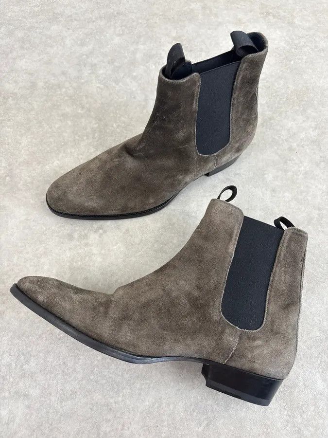 Giuseppe Zanotti Giuseppe Zanotti Tern Suede Leather Chelsea Boots Size US 11 / EU 44 - 8 Thumbnail