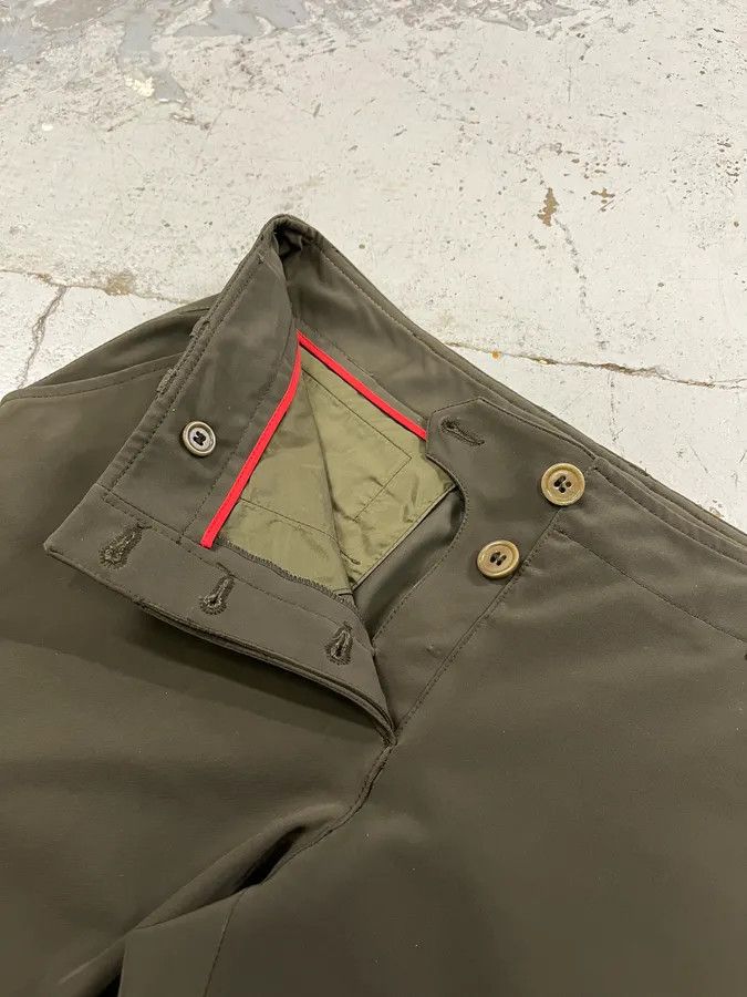 Prada 2000s Prada Stretch Olive Khaki Pants Size US 32 / EU 48 - 10 Thumbnail