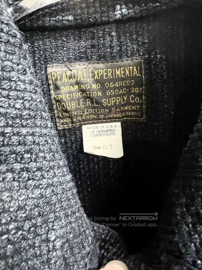 RRL Ralph Lauren RRL Ralph Lauren Indigo-dyed thick wool coat Size US XS / EU 42 / 0 - 3 Thumbnail