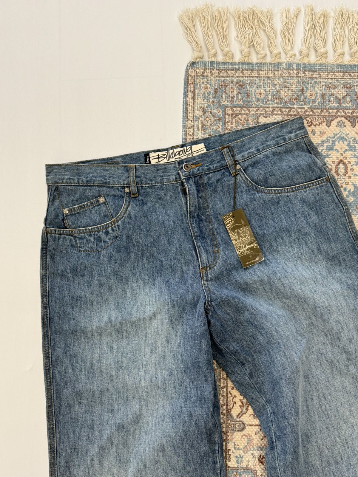 Billabong Vintage BillaBong nwt Crazy Y2K Surf Jeans Denim Pants XL Size US 36 / EU 52 - 4 Thumbnail