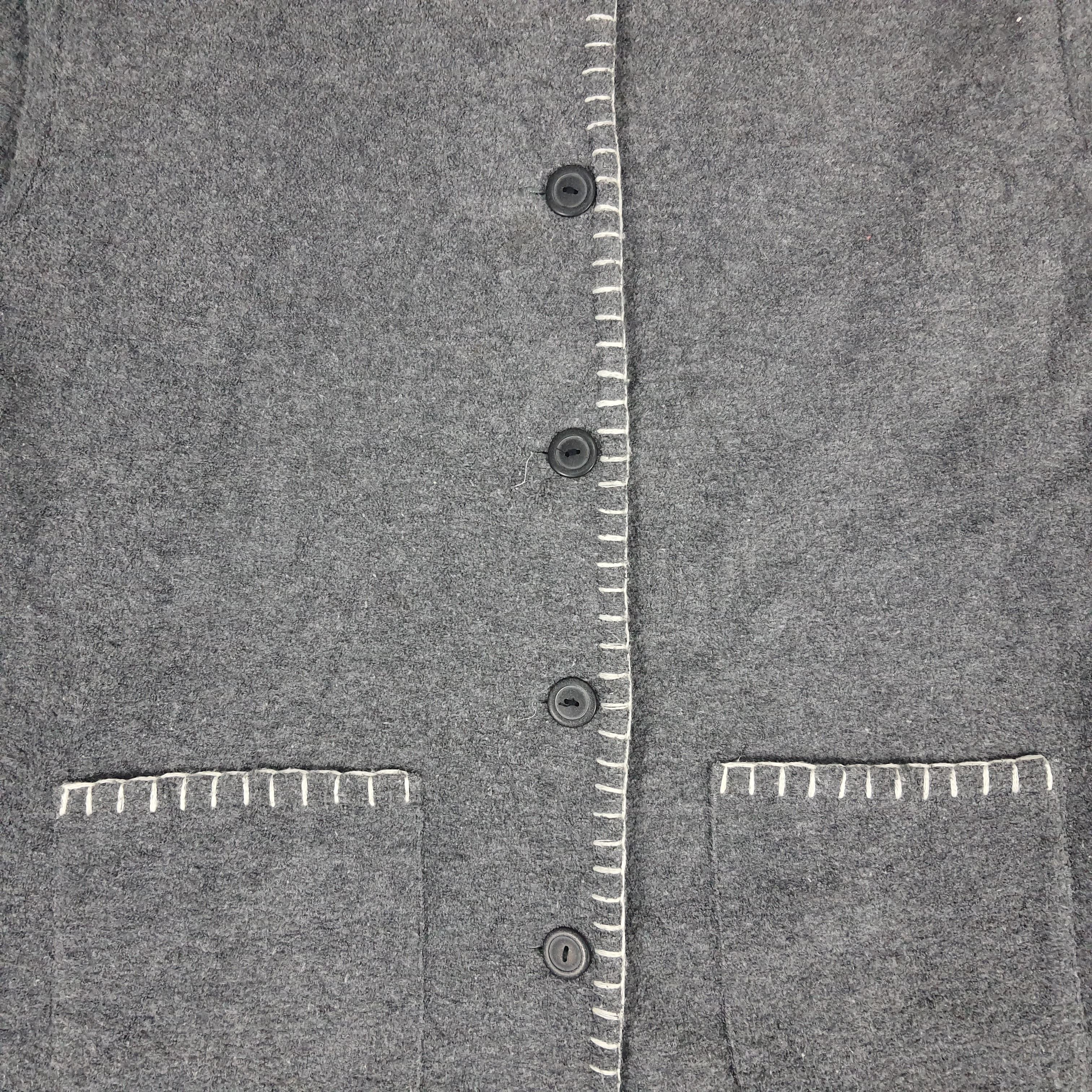 Japanese Brand × Vintage × Yohji Yamamoto Vintage SACSNY Y'SACCS by Yohji Yamamoto Button Up Sweaters Size US M / EU 48-50 / 2 - 4 Thumbnail