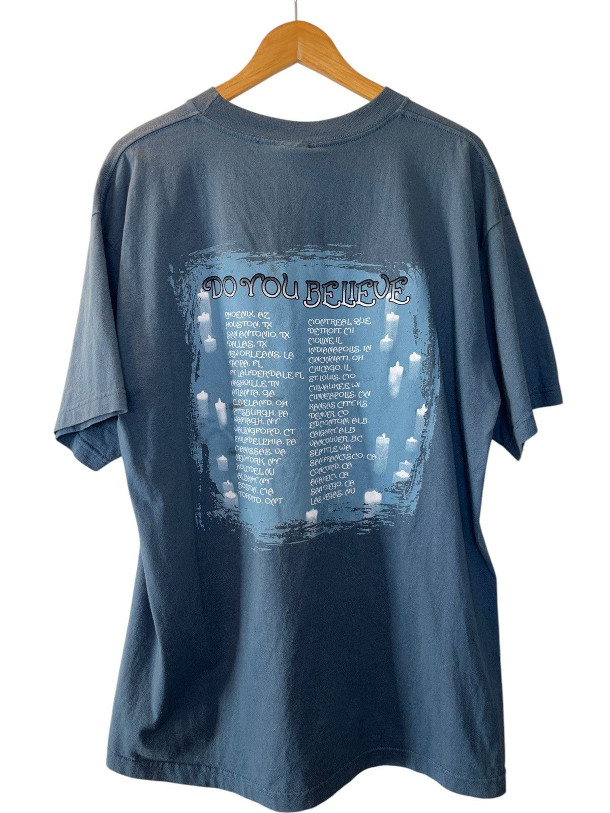 Band Tees × Giant × Vintage Vintage 1999 Cher “Do You Believe” Tour Promo Tee Size US XL / EU 56 / 4 - 8 Thumbnail