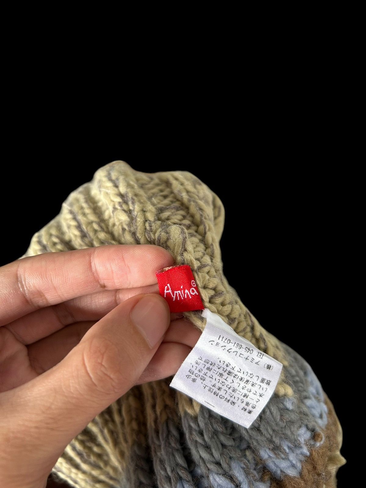 Japanese Brand × Kapital × Vintage Amina Crochet Knitted Beanie Hats Rare ☠️☠️ Size ONE SIZE - 5 Thumbnail