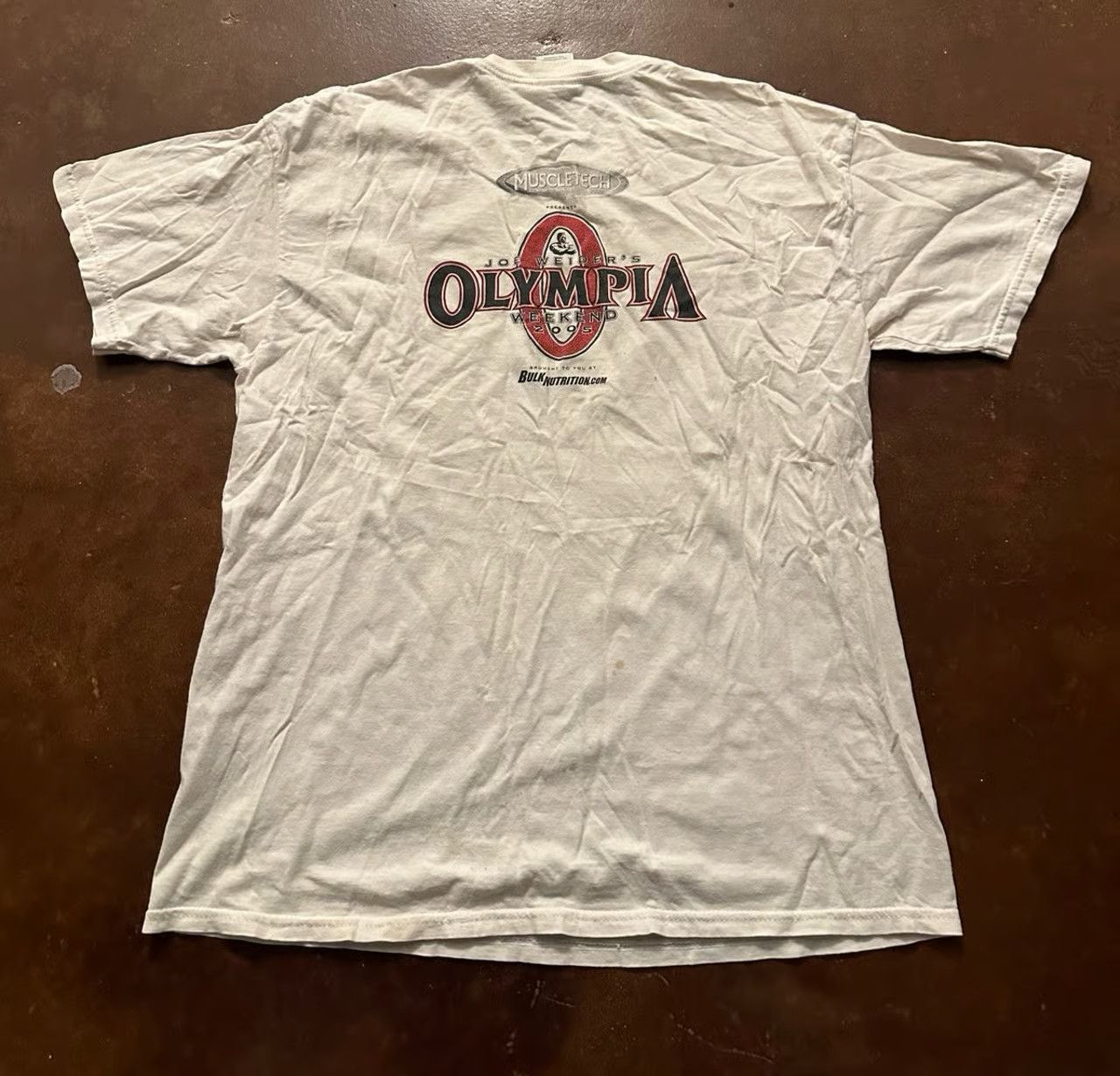 Gildan Vintage 00s Joe Weider’s Olympia Tee Size US L / EU 52-54 / 3 - 1 Thumbnail