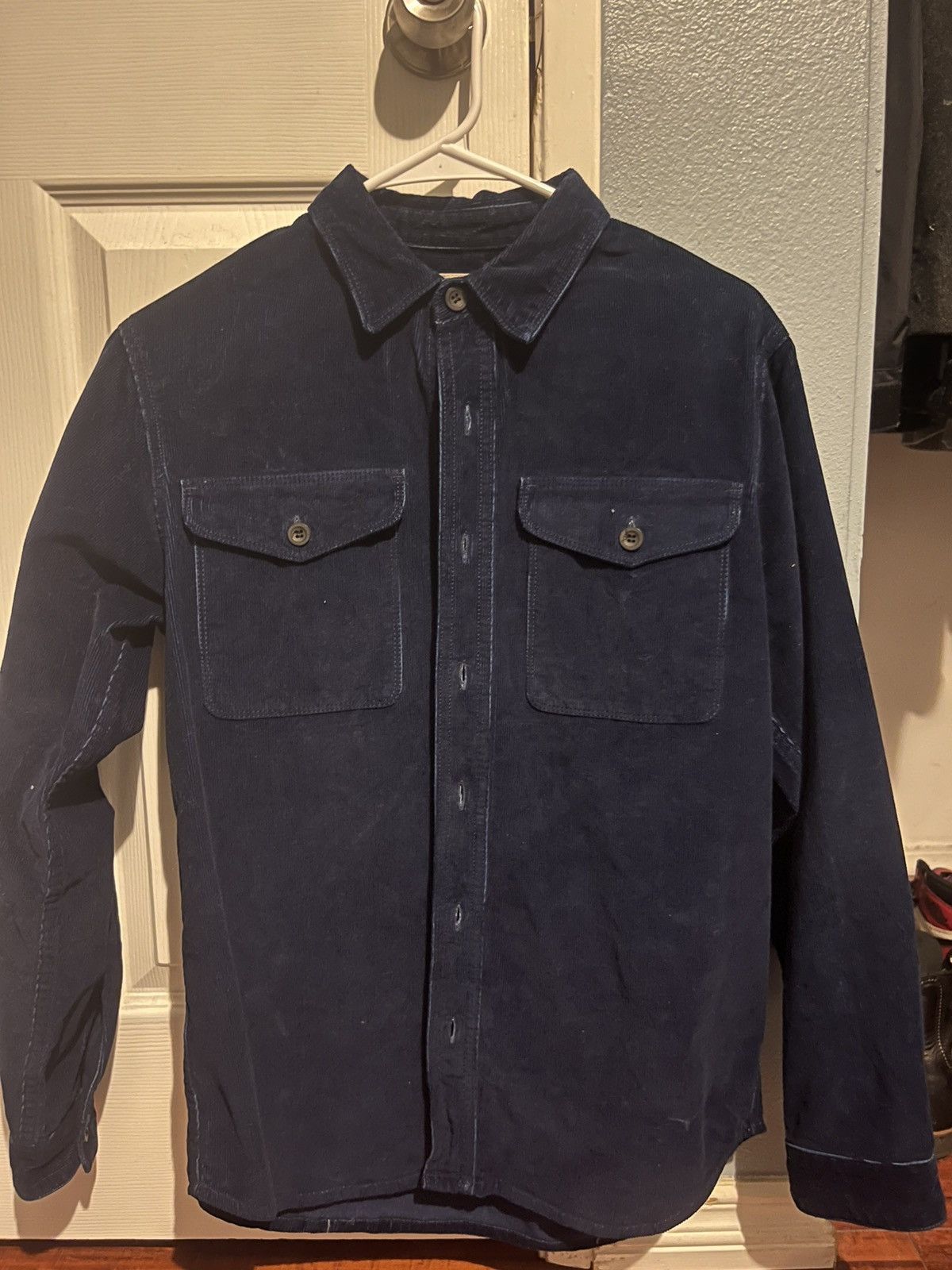 Benzak Denim Developers BWS-04 SCOUT OVERSHIRT 10 oz. indigo corduroy Size US S / EU 44-46 / 1 - 1 Thumbnail