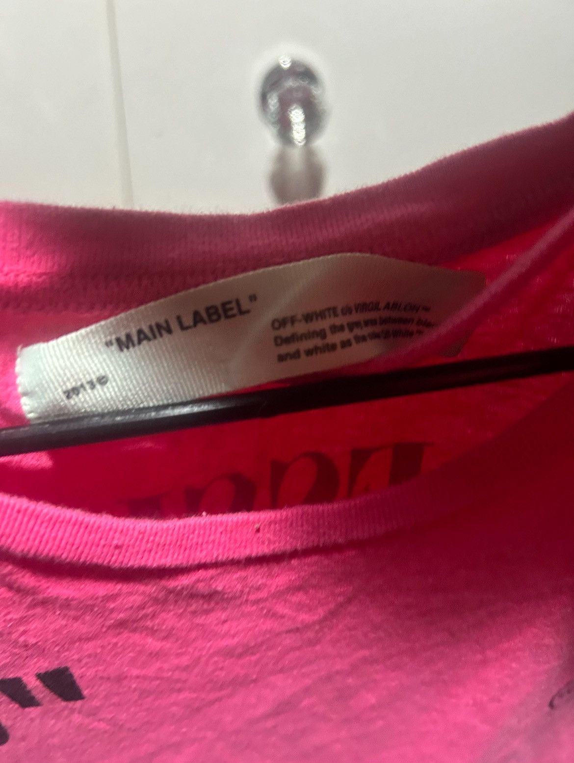 Off-White Pink Off White Tshirt Size Xxl Size US XXL / EU 58 / 5 - 3 Thumbnail