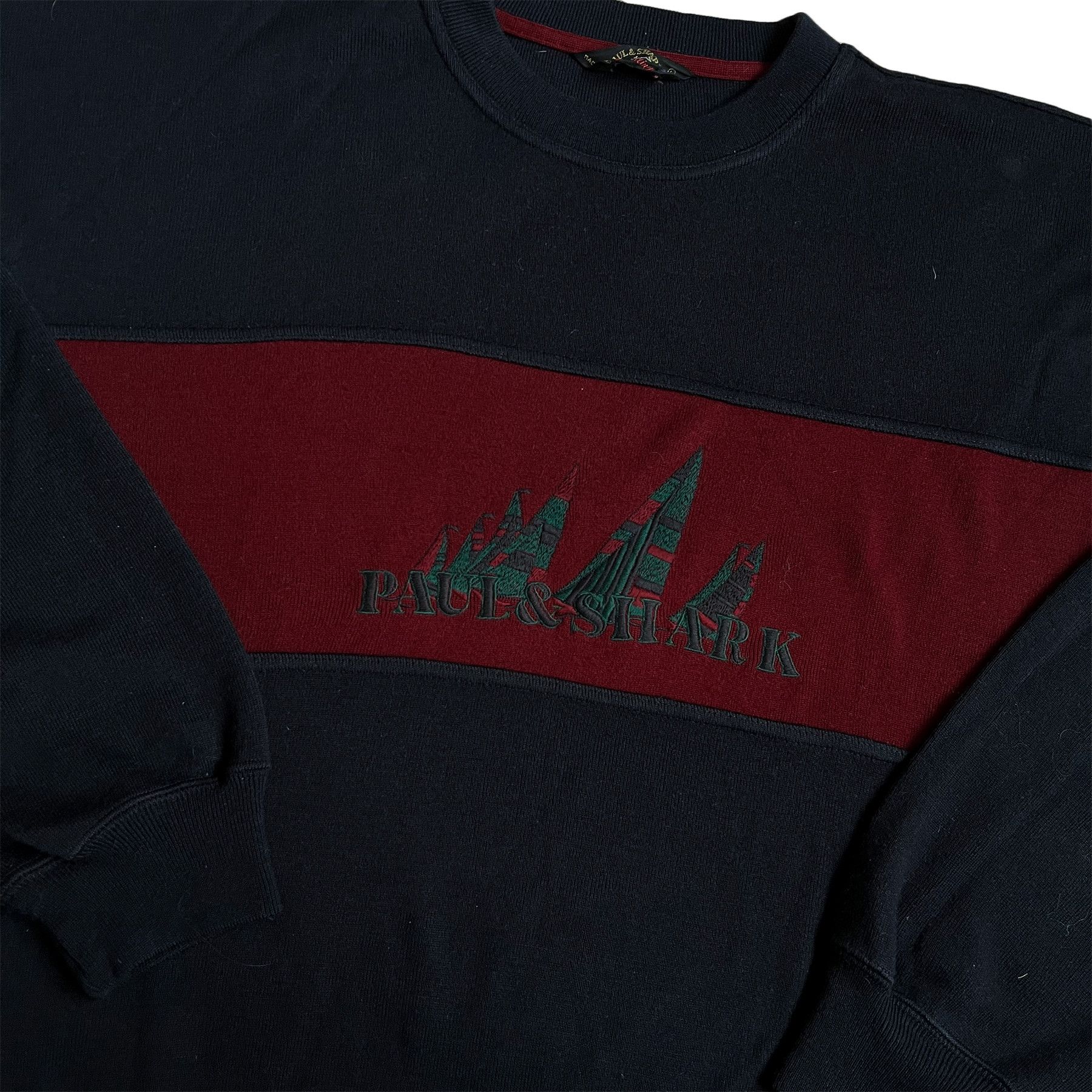 Paul & Shark Paul and Shark Vintage Woolen Sweater, Embroidery Logo Size US L / EU 52-54 / 3 - 5 Thumbnail