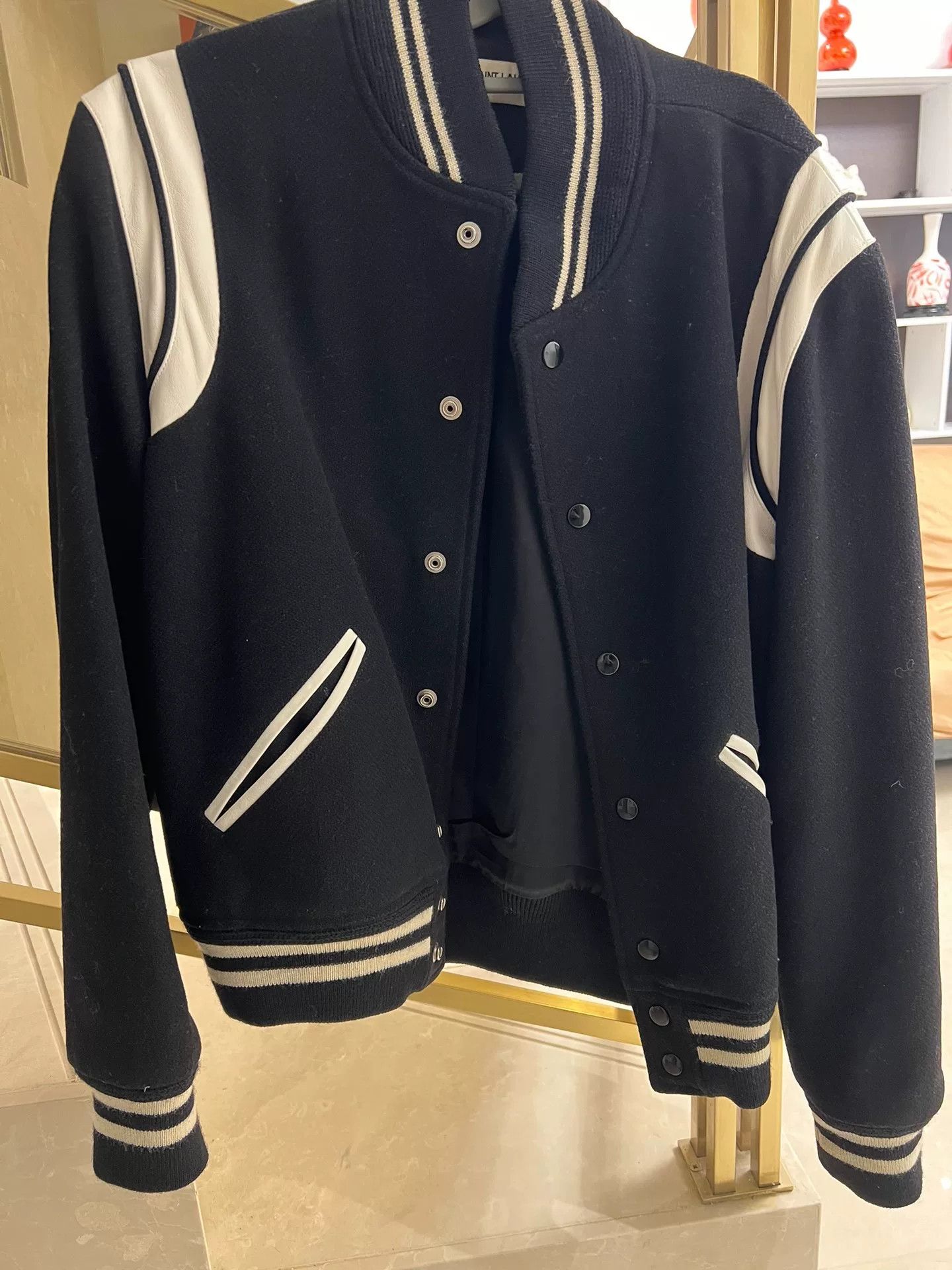 Saint Laurent Paris Saint Laurent Paris Varsity Jacket Size US M / EU 48-50 / 2 - 1 Thumbnail