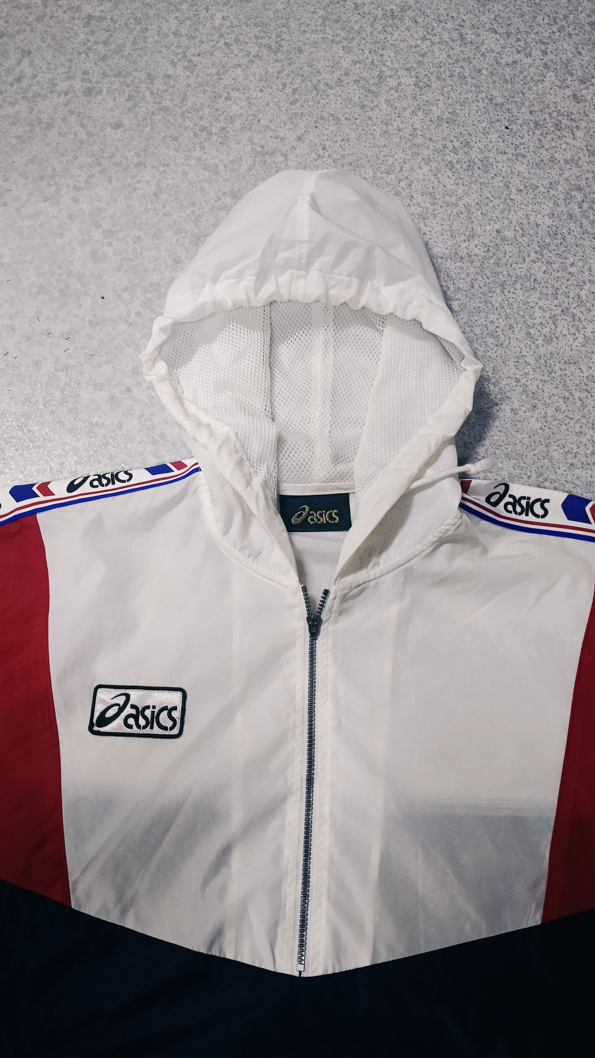 Asics × Japanese Brand × Vintage Vintage Asics Half Zipper Windbreaker Size US XL / EU 56 / 4 - 4 Thumbnail