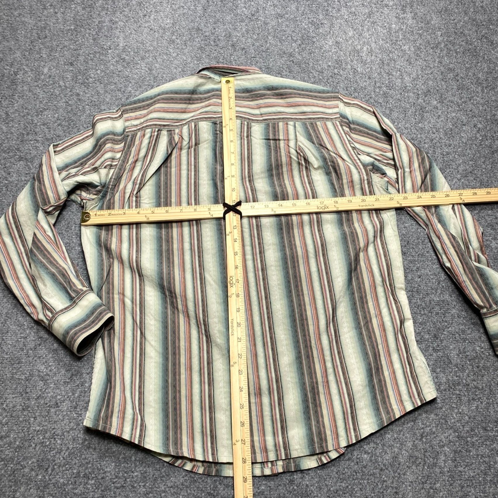Tommy Bahama Tommy Bahama Shirt Mens Small Beige Long Sleeve Striped Casual Button Down Shirt Size US S / EU 44-46 / 1 - 6 Thumbnail
