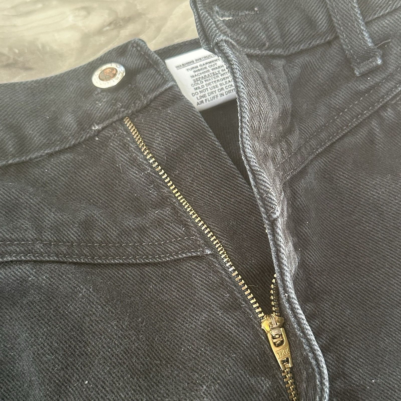 Vintage Rocky Mountain Vintage Jeans Women's 33x34 Black Bareback Size 33" - 6 Thumbnail
