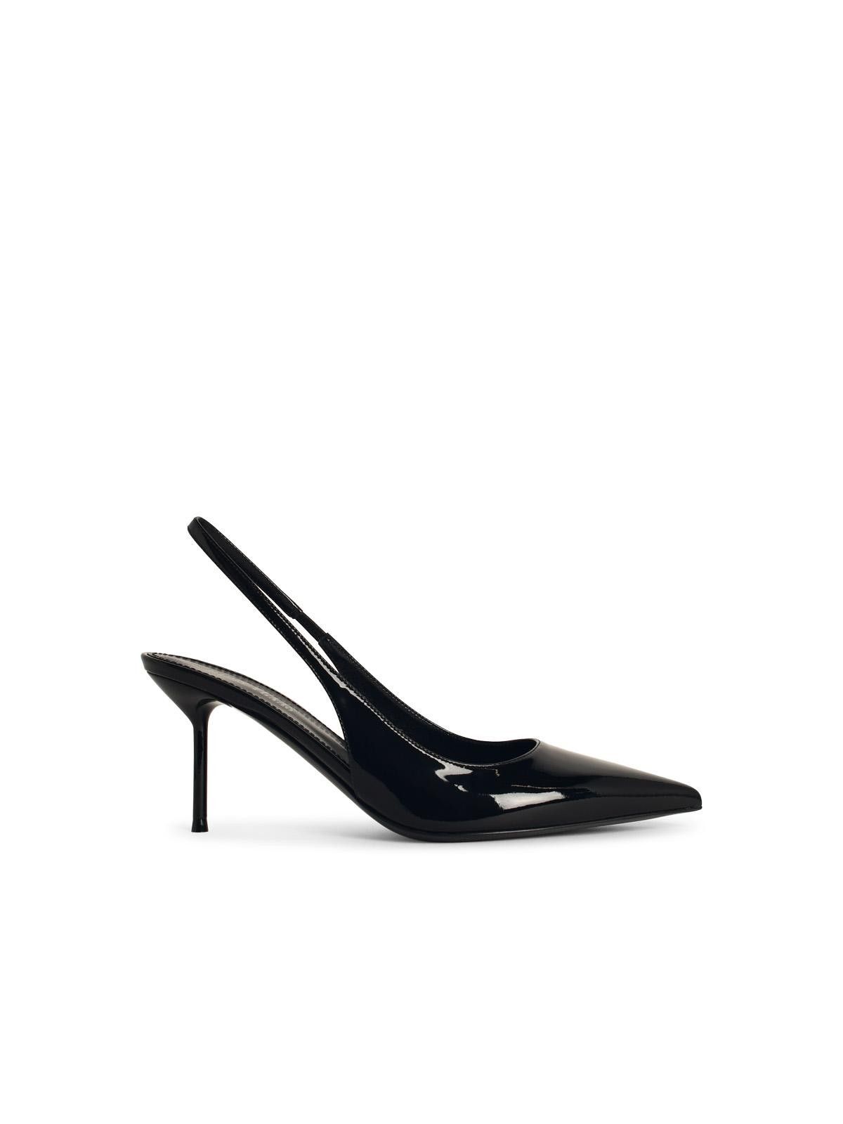 Paris Texas PARIS TEXAS 'Lisia' Black Leather Slingbacks Size US 6 / IT 36 - 1 Thumbnail