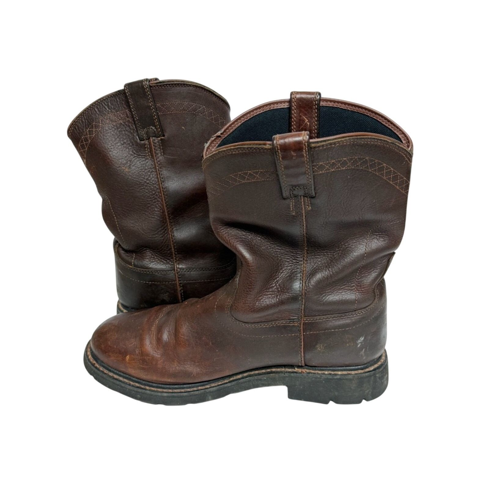 Ariat Ariat Sierra Men's Brown Waterproof Leather Work Boots 12EE Size US 12 / EU 45 - 6 Thumbnail