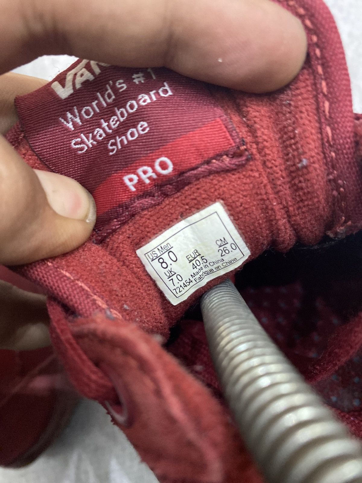 Vans Vans tnt sg red dahlia pro Size US 7 / EU 40 - 7 Thumbnail