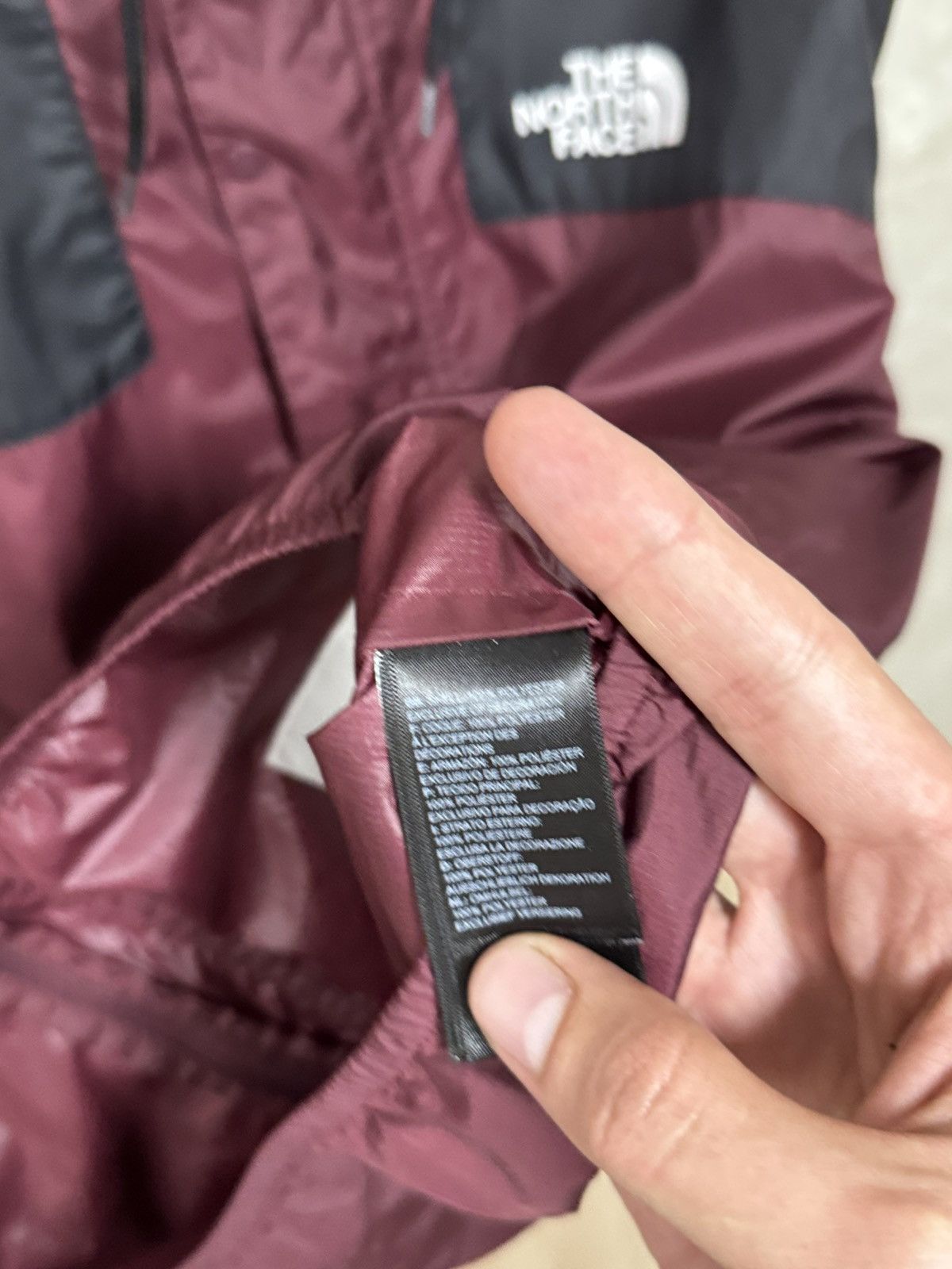 The North Face × Vintage The North Face Dark Red raincoats Y2K jacket Size US L / EU 52-54 / 3 - 14 Thumbnail