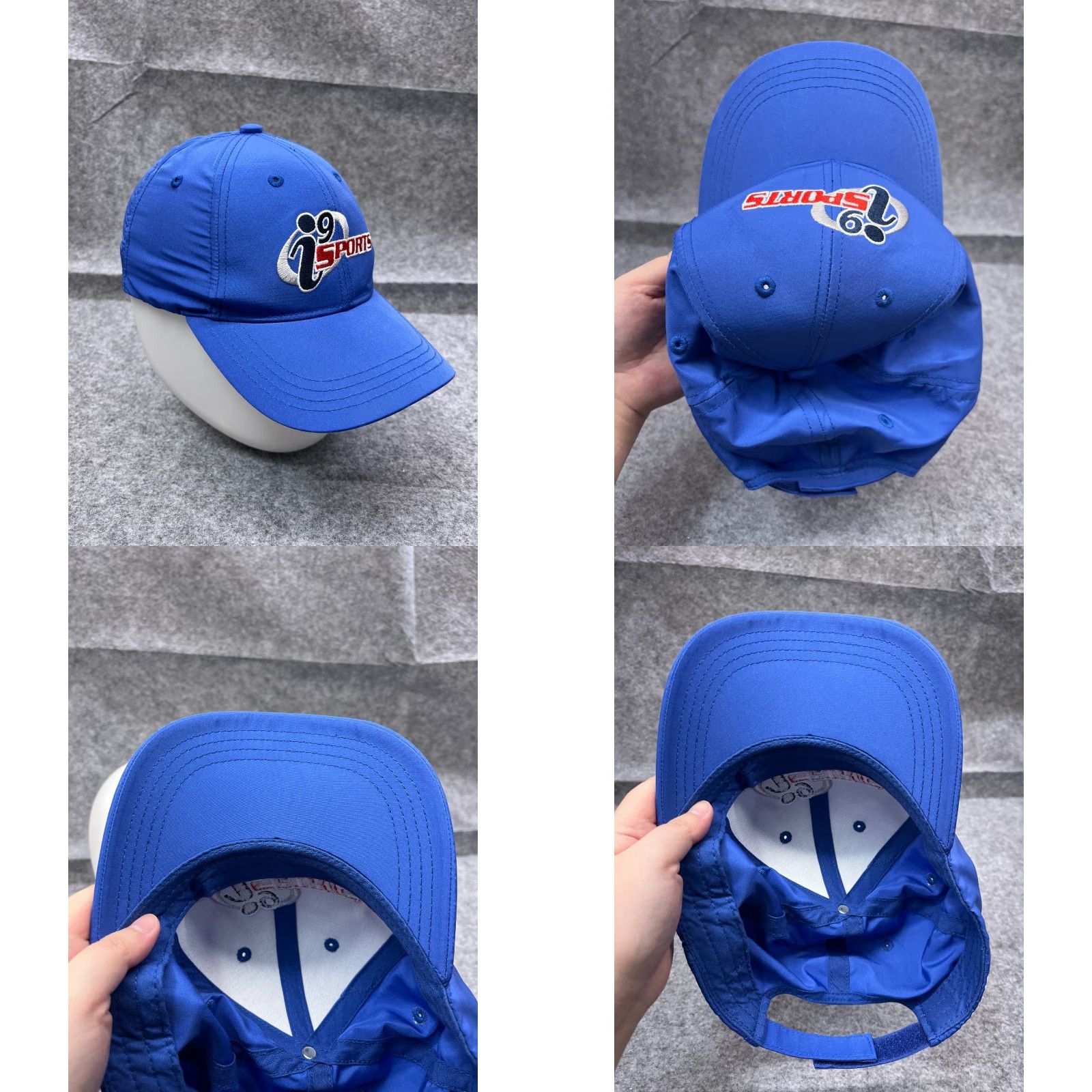 MLB i9 Sports Hat Cap Adjustable One Size Blue Cotton MLB Men Baseball Cap Cap Hat Shirt Size ONE SIZE - 8 Thumbnail