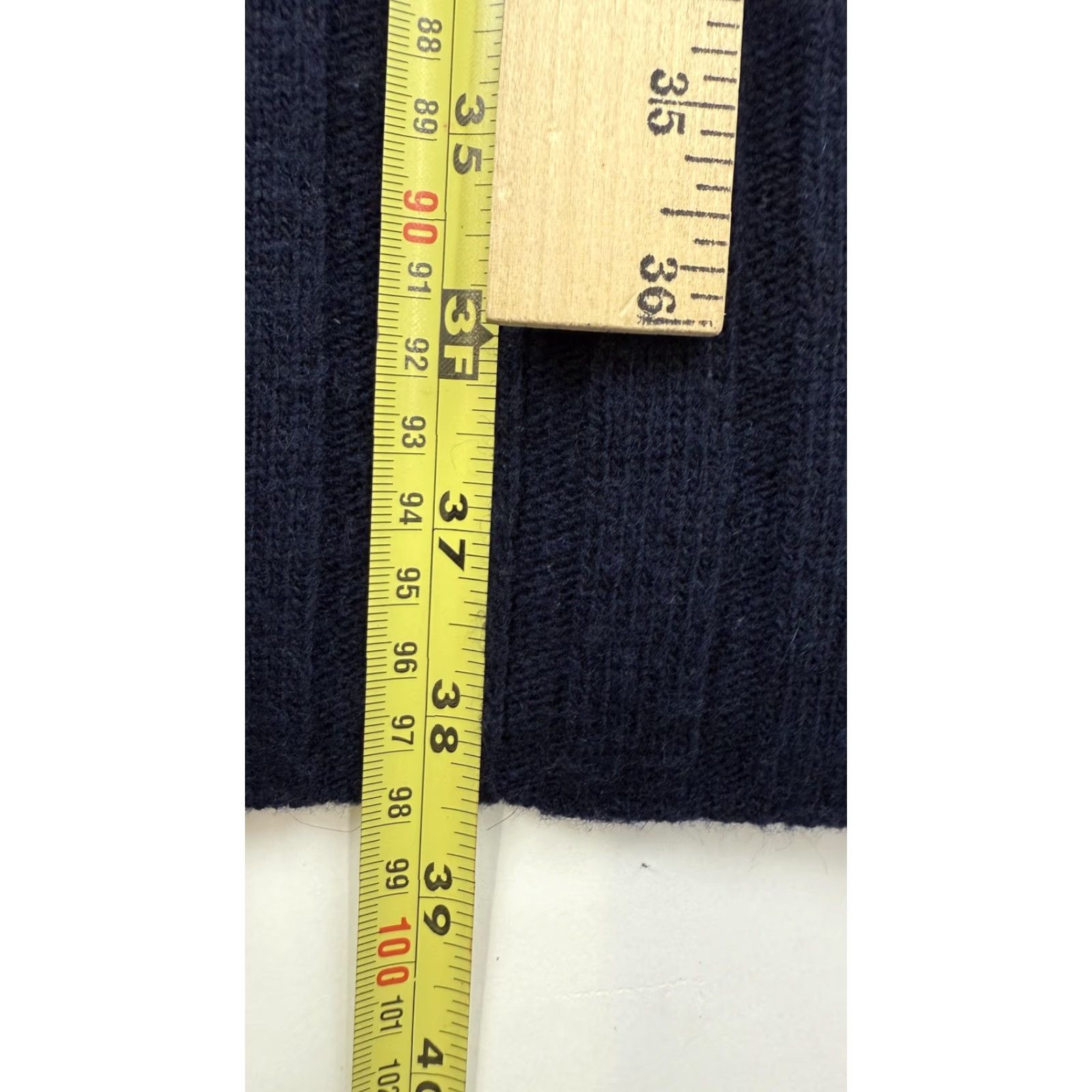 Madewell VINTAGE Madewell Sweater Dress Womens XXS Casual Long Sleeve Navy Blue Knit Winter Size XXS / US 00 / IT 34 - 6 Thumbnail