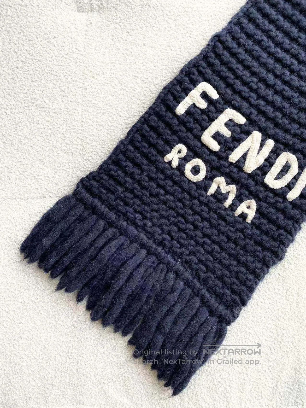 Fendi Fendi Letter logo scarf| Size ONE SIZE - 3 Thumbnail