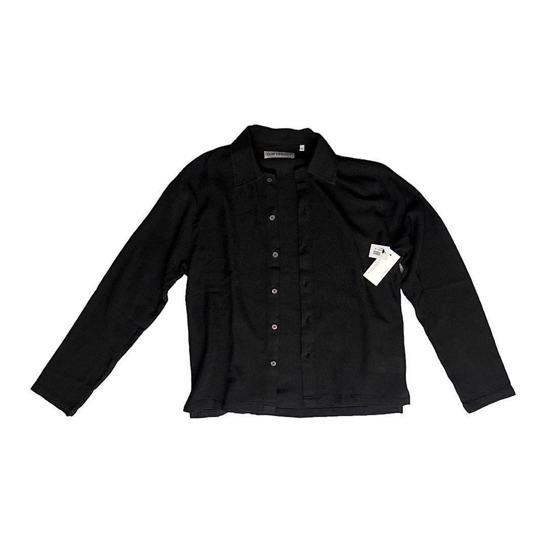 440 Retail) Our Legacy ISOLA Sparse Panama Knit shirt