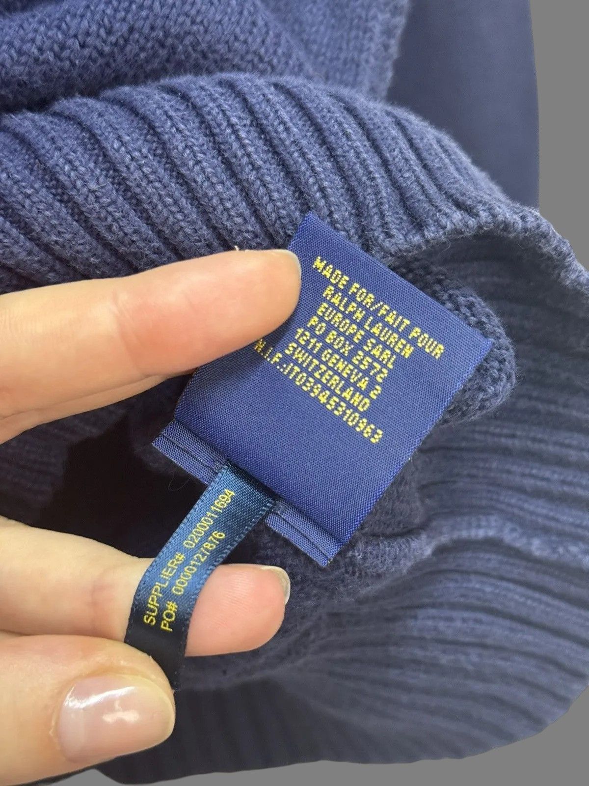 RRL Ralph Lauren Y2K Polo Ralph Lauren Vintage Sweater Navy RRL Sk8 Size US XL / EU 56 / 4 - 12 Thumbnail