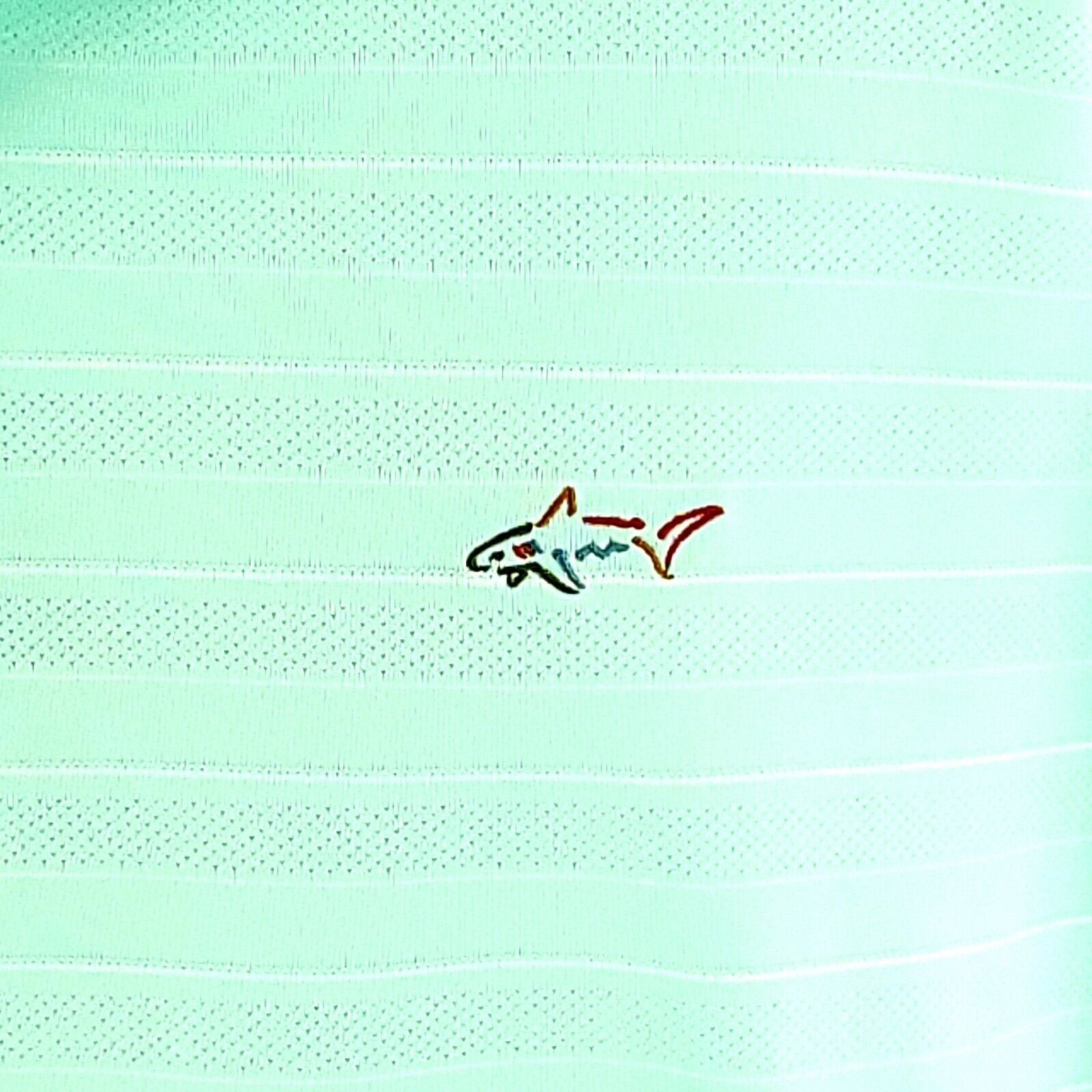 Greg Norman Greg Norman Large Play Dry Seafoam Green Striped Collared Po Size US L / EU 52-54 / 3 - 2 Thumbnail