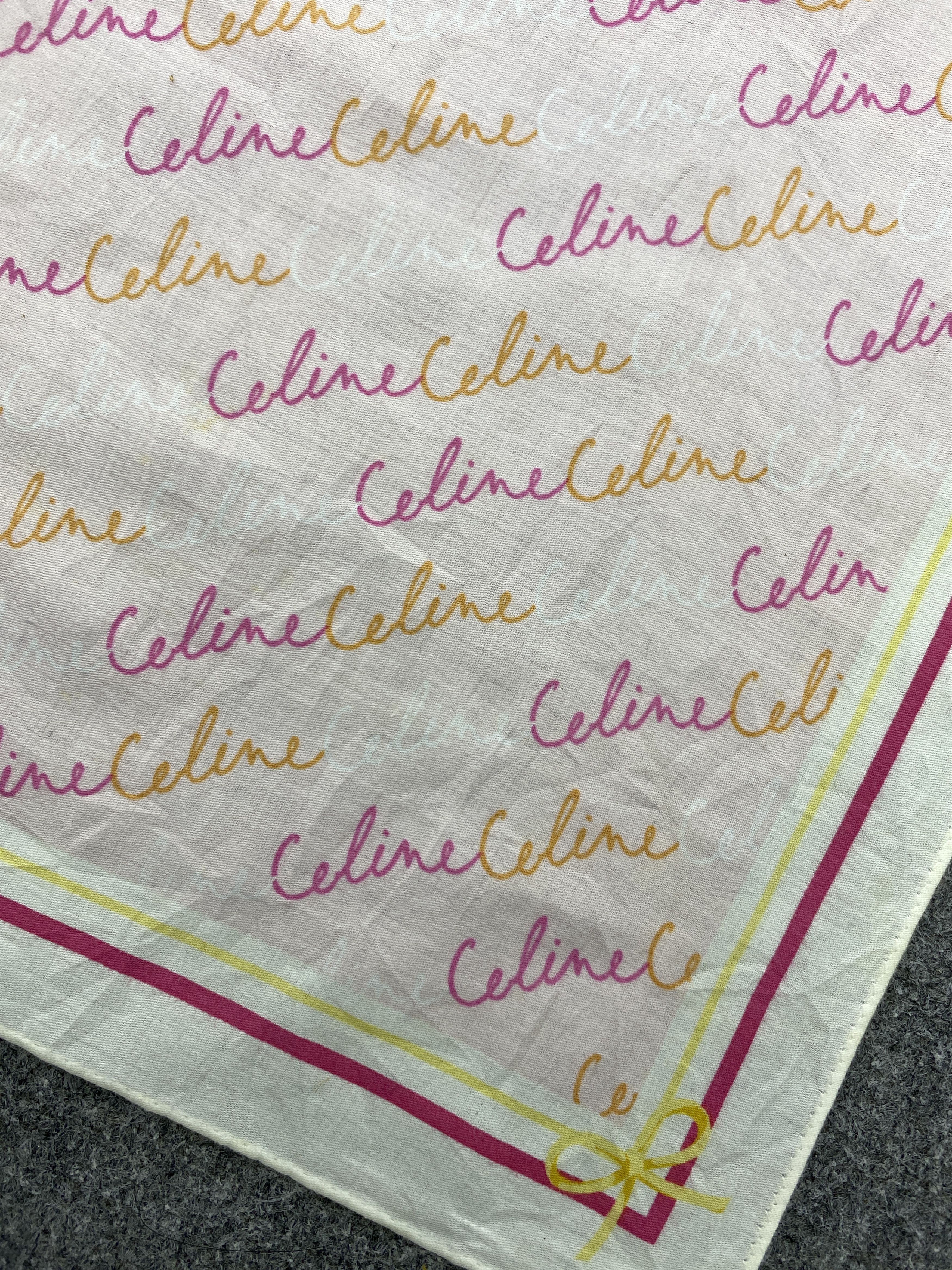 Celine Vintage Celine Handkerchief / Neckerchief / Bandana HKC0915 Size ONE SIZE - 5 Thumbnail