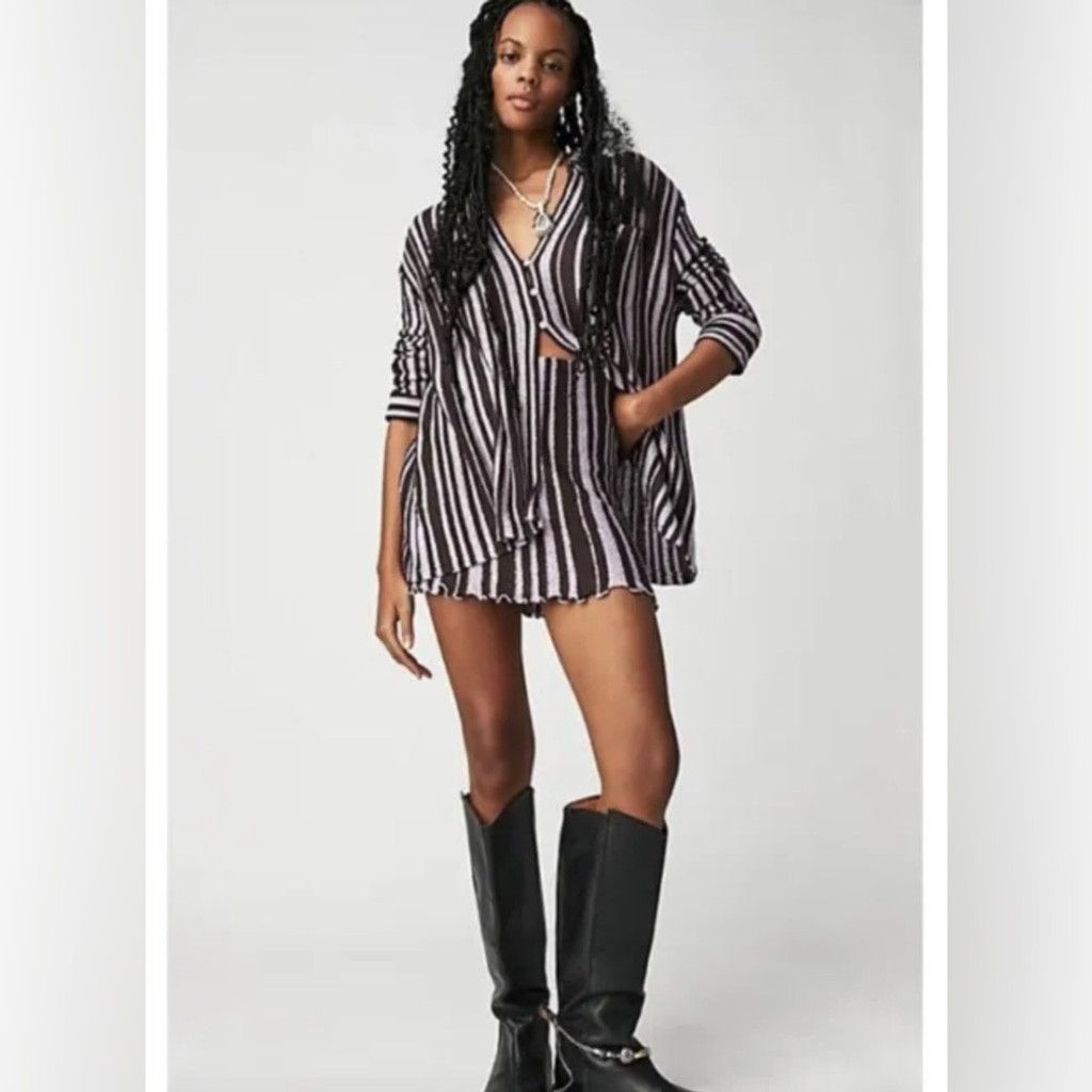 Free People FREE PEOPLE Beach Bash Sweater Set Size M B.21 Size 33" - 1 Thumbnail