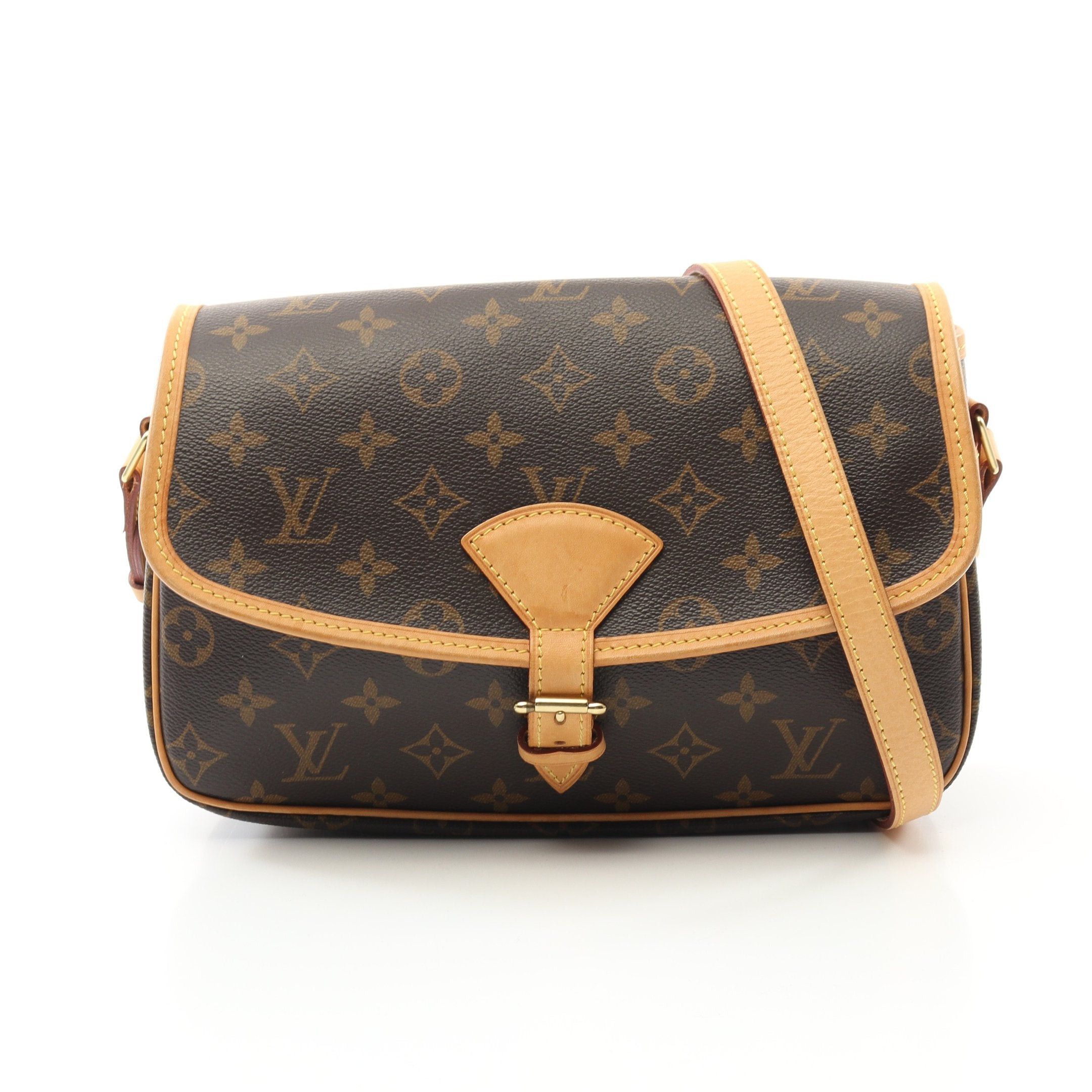 Louis Vuitton Louis Vuitton Sologne Monogram Shoulder Bag Leather Brown Size ONE SIZE - 1 Thumbnail