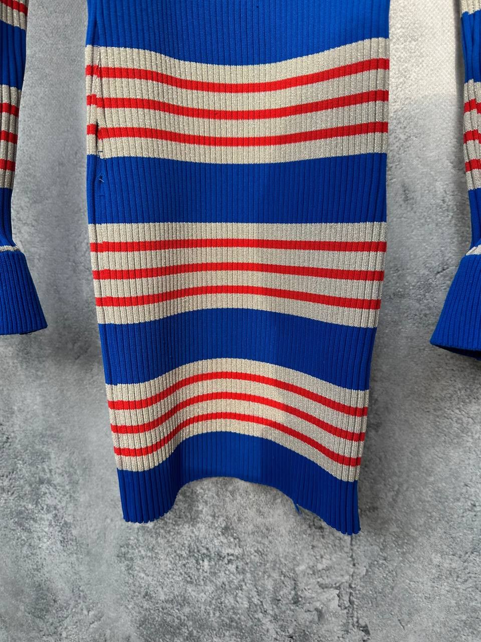 Alice McCall × Designer Alice McCall My Girl Knit Dress with Metallic Lurex Stripes Size XS / US 0-2 / IT 36-38 - 8 Thumbnail