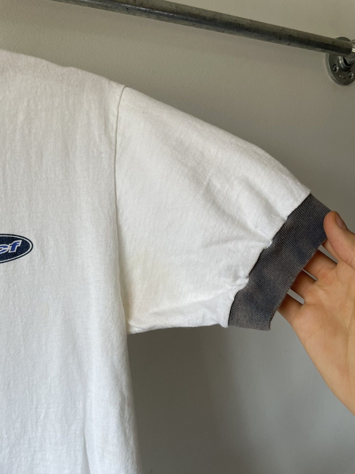 Vintage Vintage 90s USCF Cycling Ringer Bleached tee Size US M / EU 48-50 / 2 - 4 Thumbnail