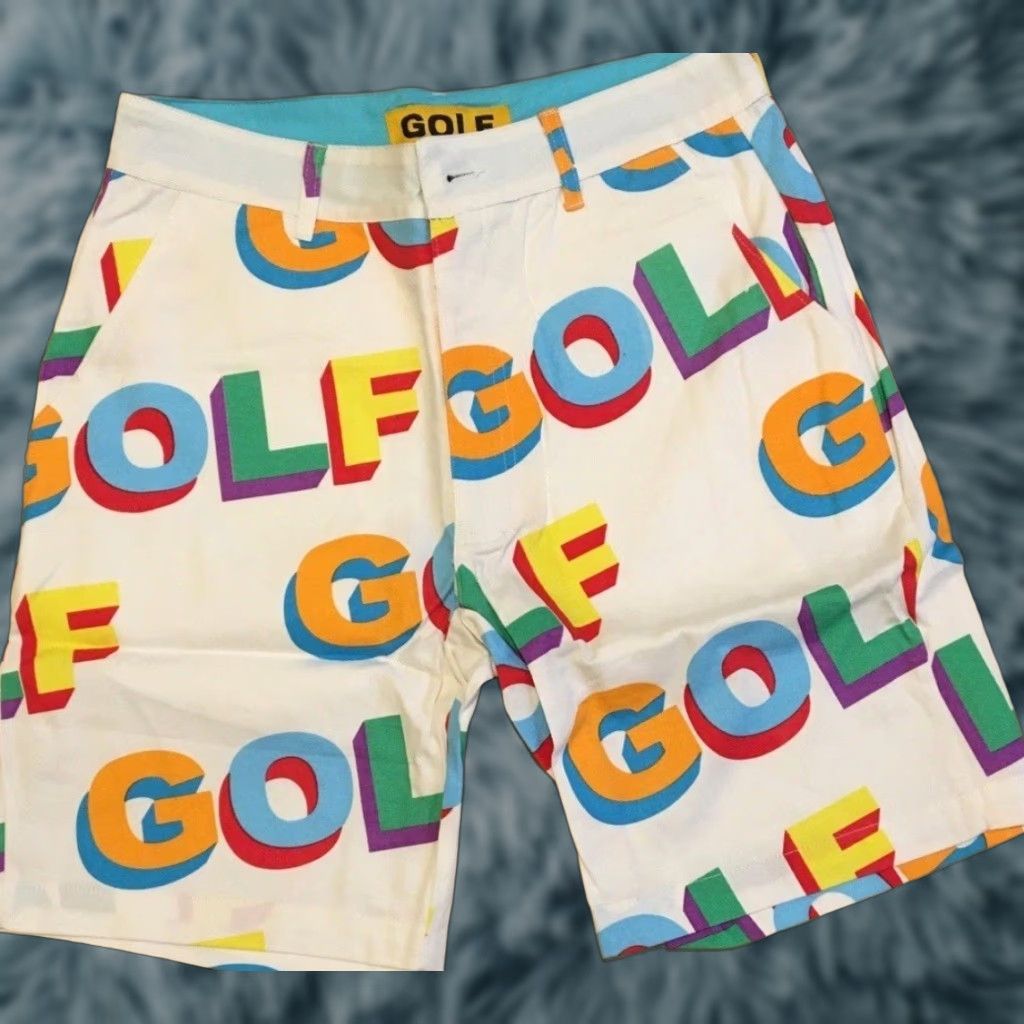 Golf Wang NEW Golf Wang 3D Logo Shorts 28 Odd Future Tyler The Creator Earl Le Fleur Mens Chino White Logo 3D Vintage? No. [But must avoid adding info.] Size US 28 / EU 44 - 1 Thumbnail