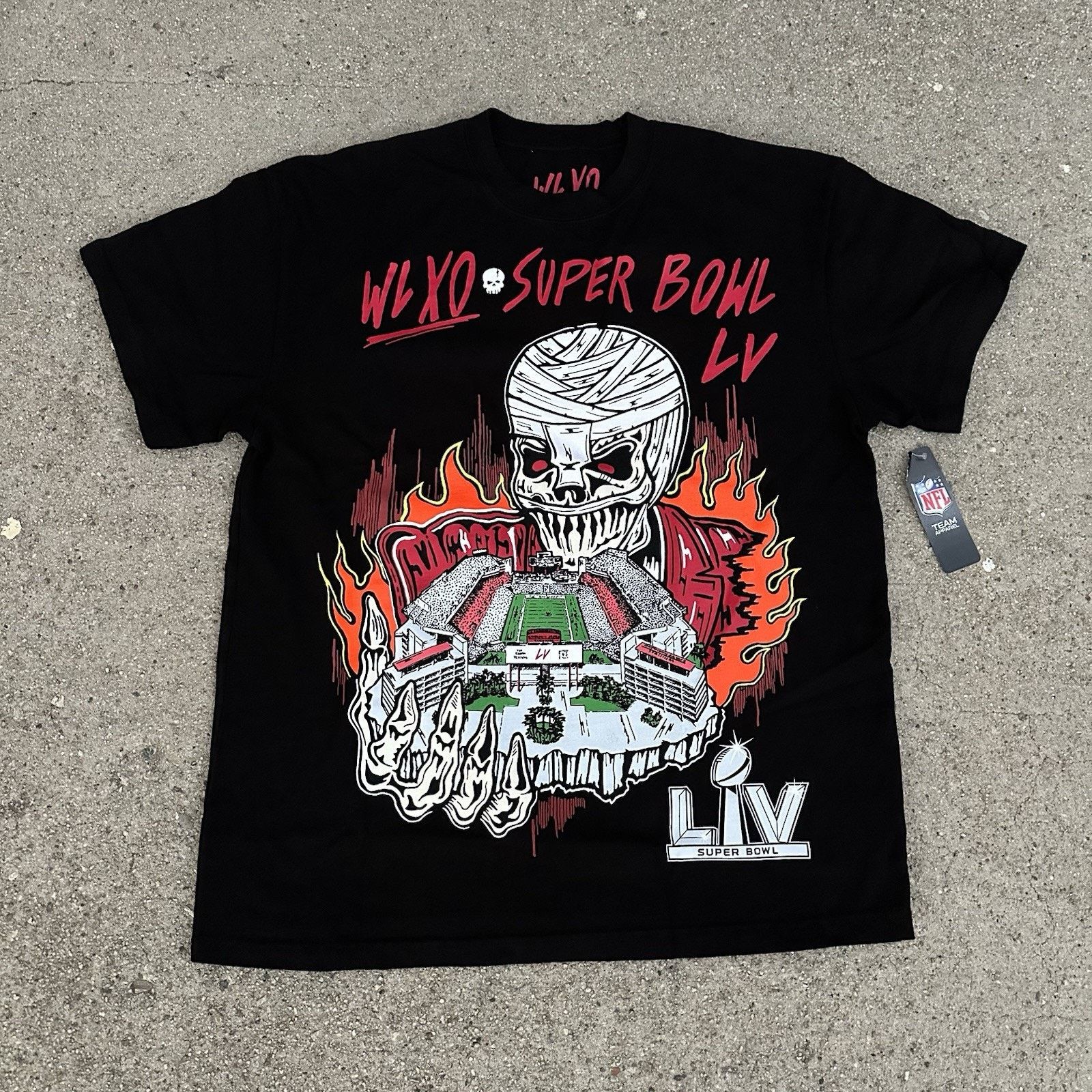 Hypebeast × The Weeknd × Warren Lotas NWT The Weeknd x Warren Lotas XO NFL Super Bowl LV T-Shirt Size US M / EU 48-50 / 2 - 1 Thumbnail