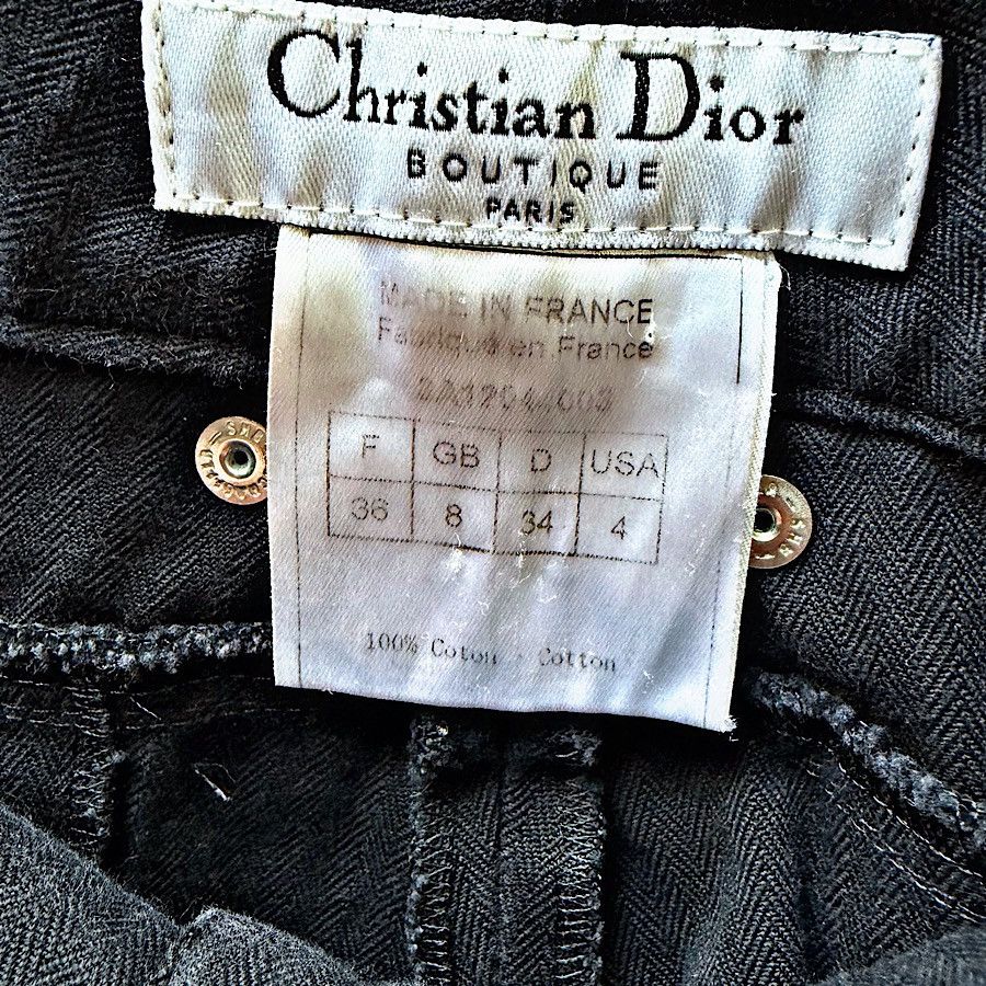Dior Authentic Christian Dior Galliano Military Pants Size 26" / US 2 / IT 38 - 5 Thumbnail
